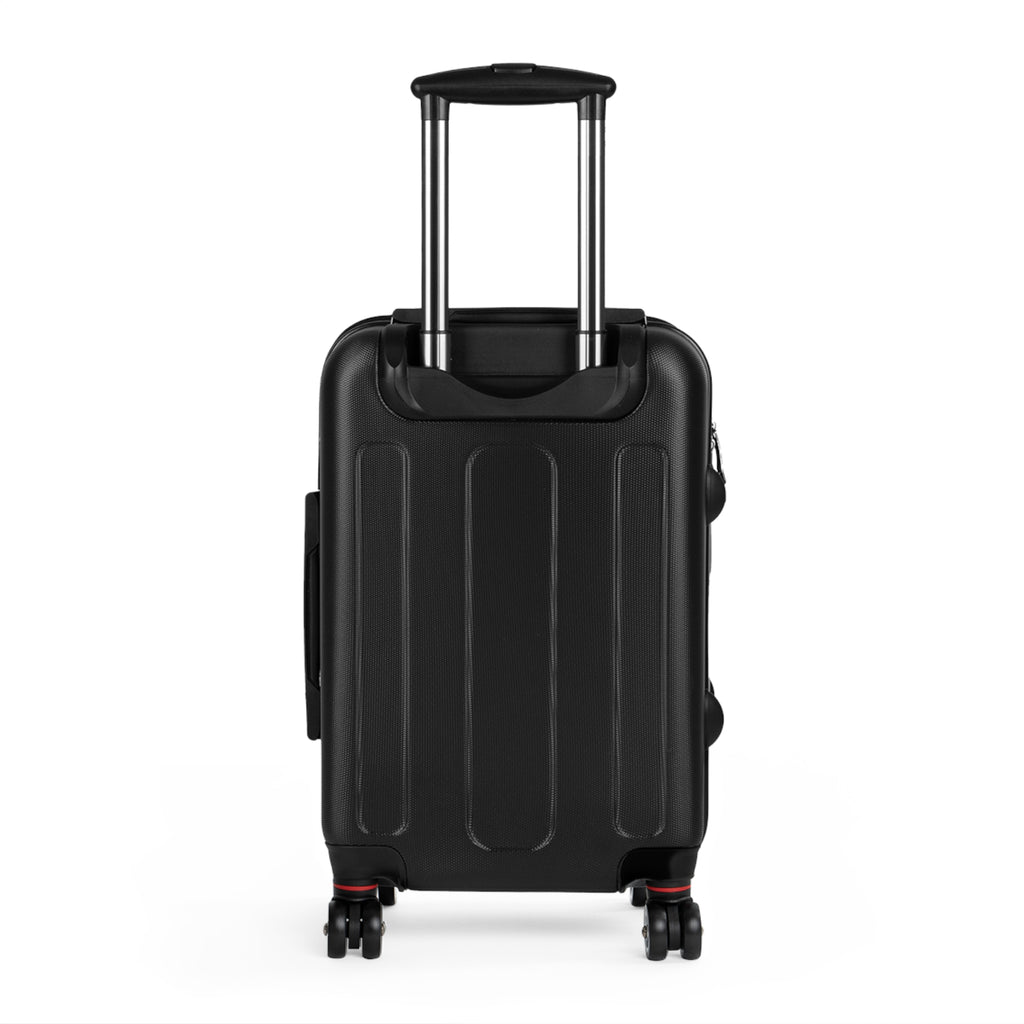 Monogram Travel Suitcase – Luxury Brown Pattern Carry-On