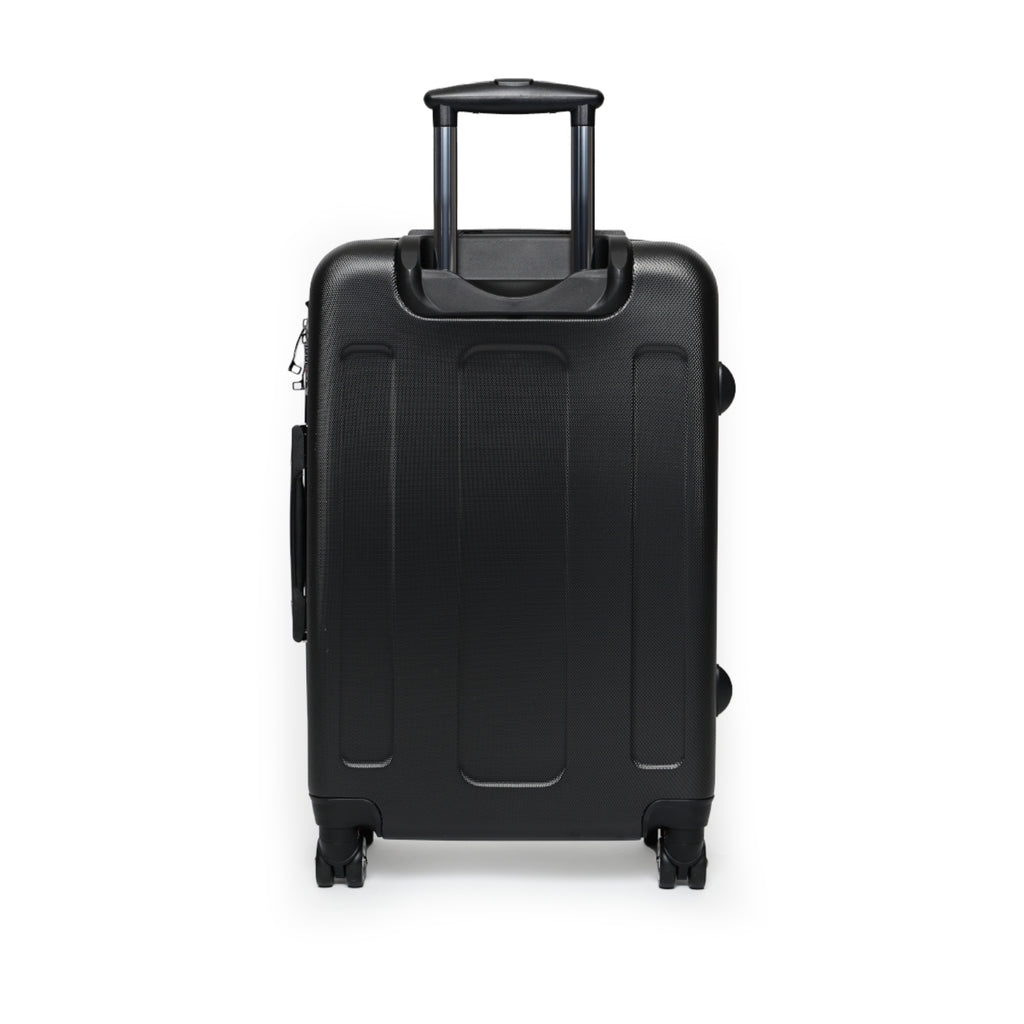 Monogram Travel Suitcase – Luxury Brown Pattern Carry-On