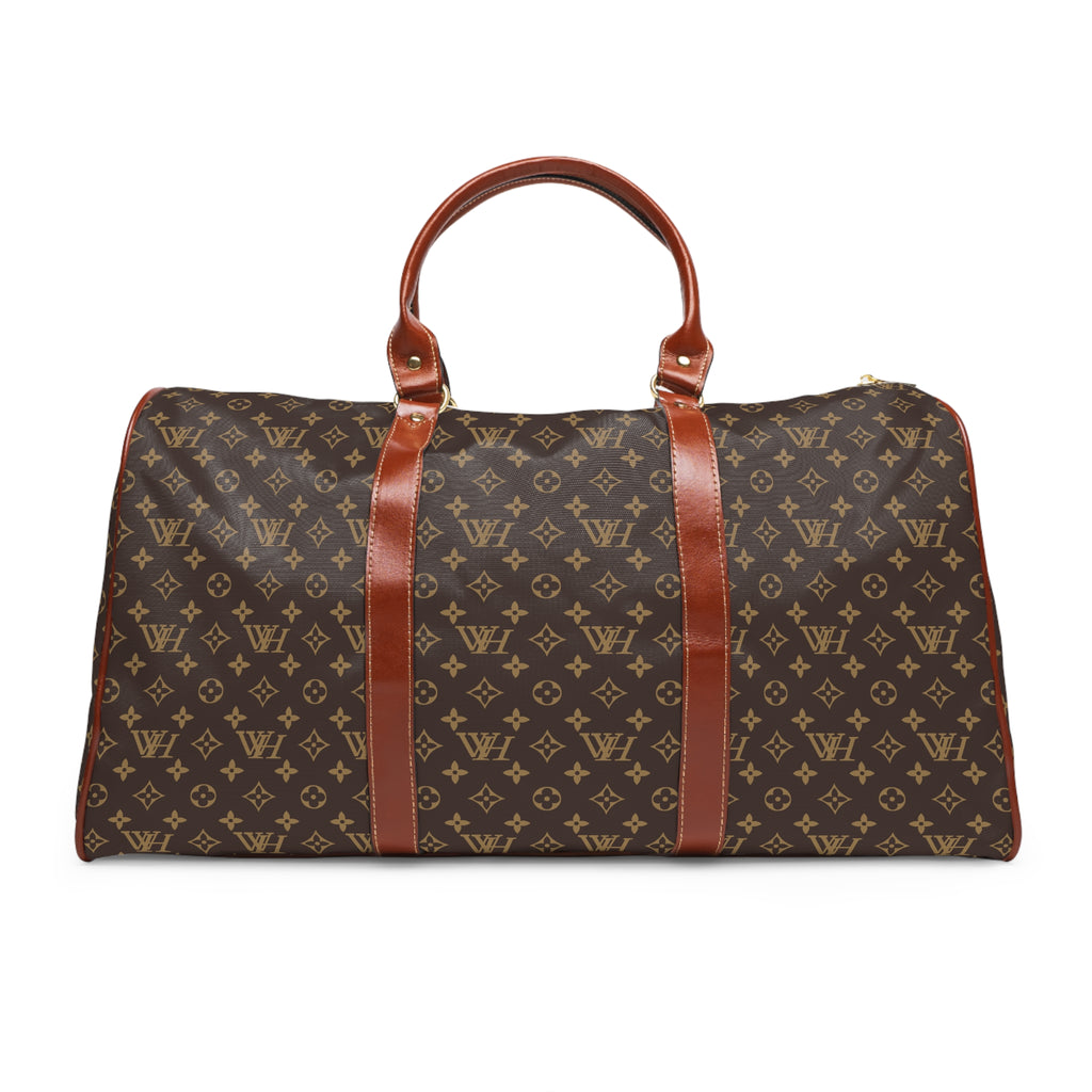 Monogram Waterproof Travel Duffel Bag — Classic Brown Weekender