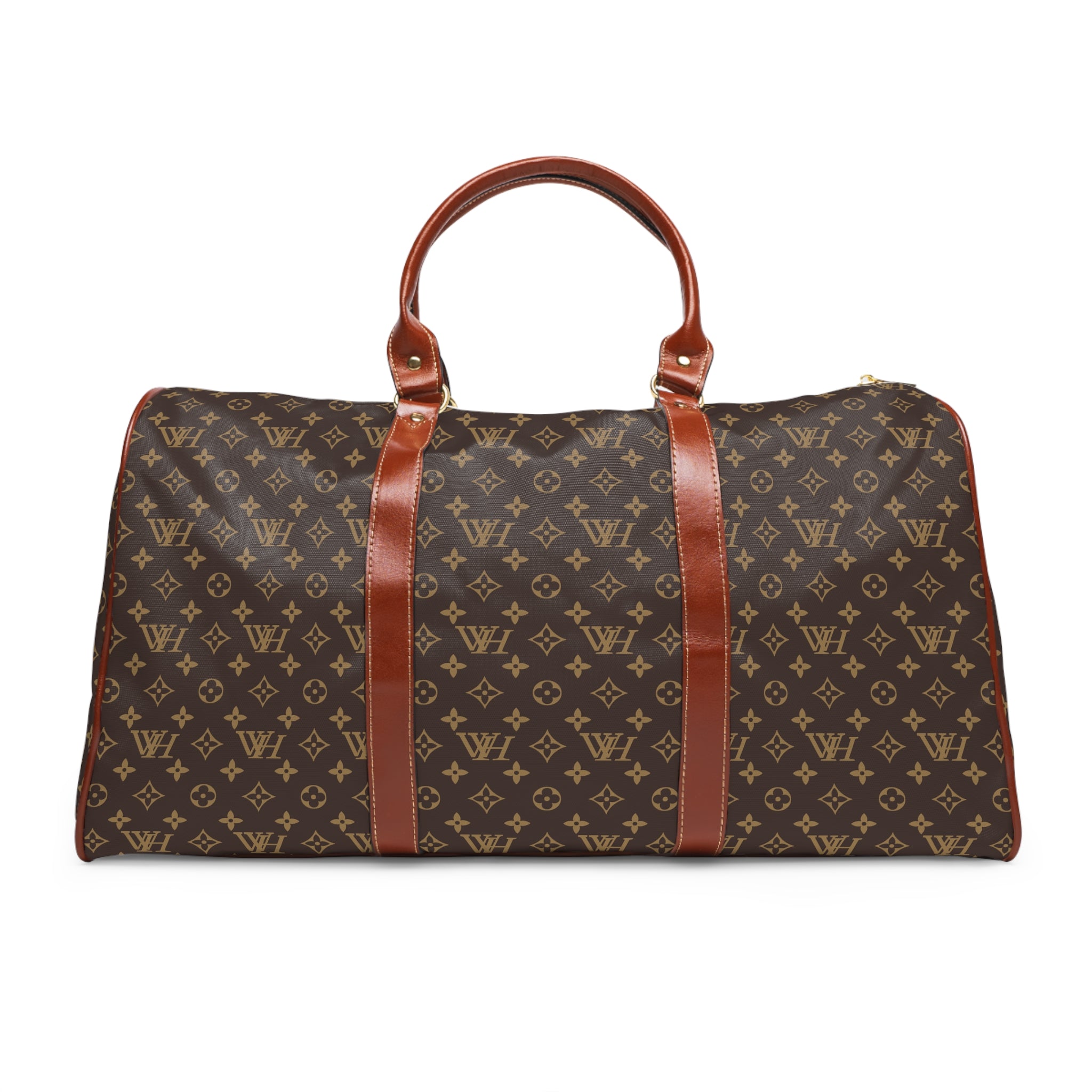 Monogram Waterproof Travel Duffel Bag — Classic Brown Weekender