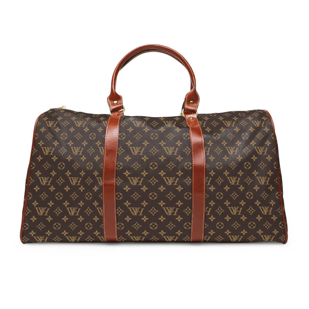 Monogram Waterproof Travel Duffel Bag — Classic Brown Weekender
