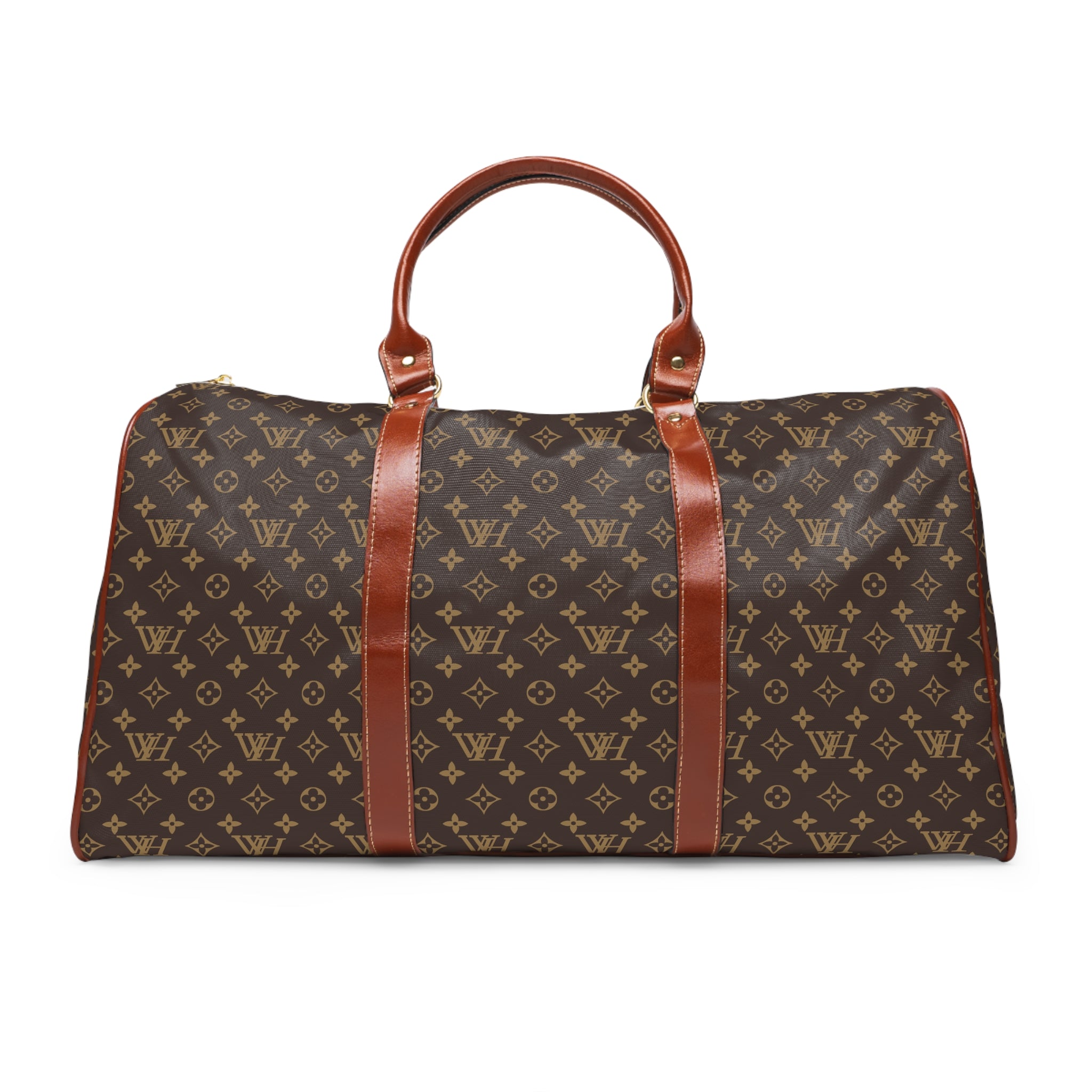 Monogram Waterproof Travel Duffel Bag — Classic Brown Weekender