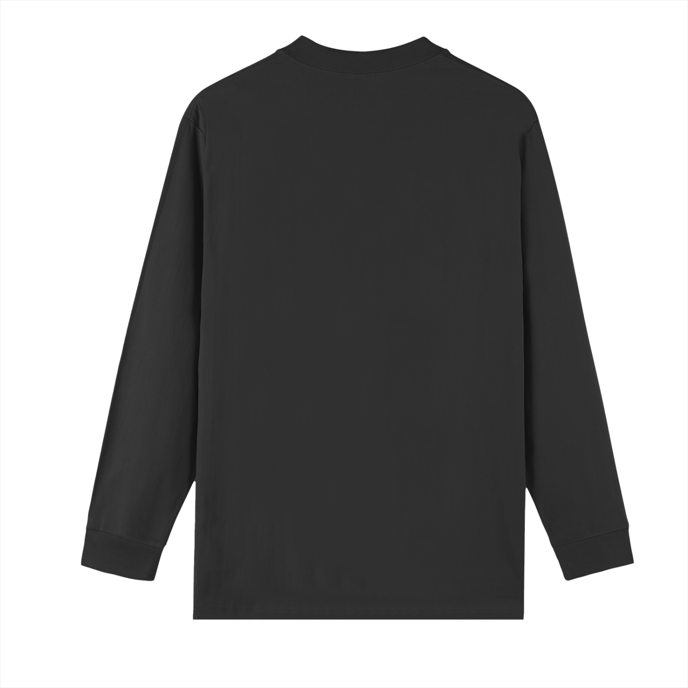 Crew Neck Drop Shoulder Long Sleeve Shirt