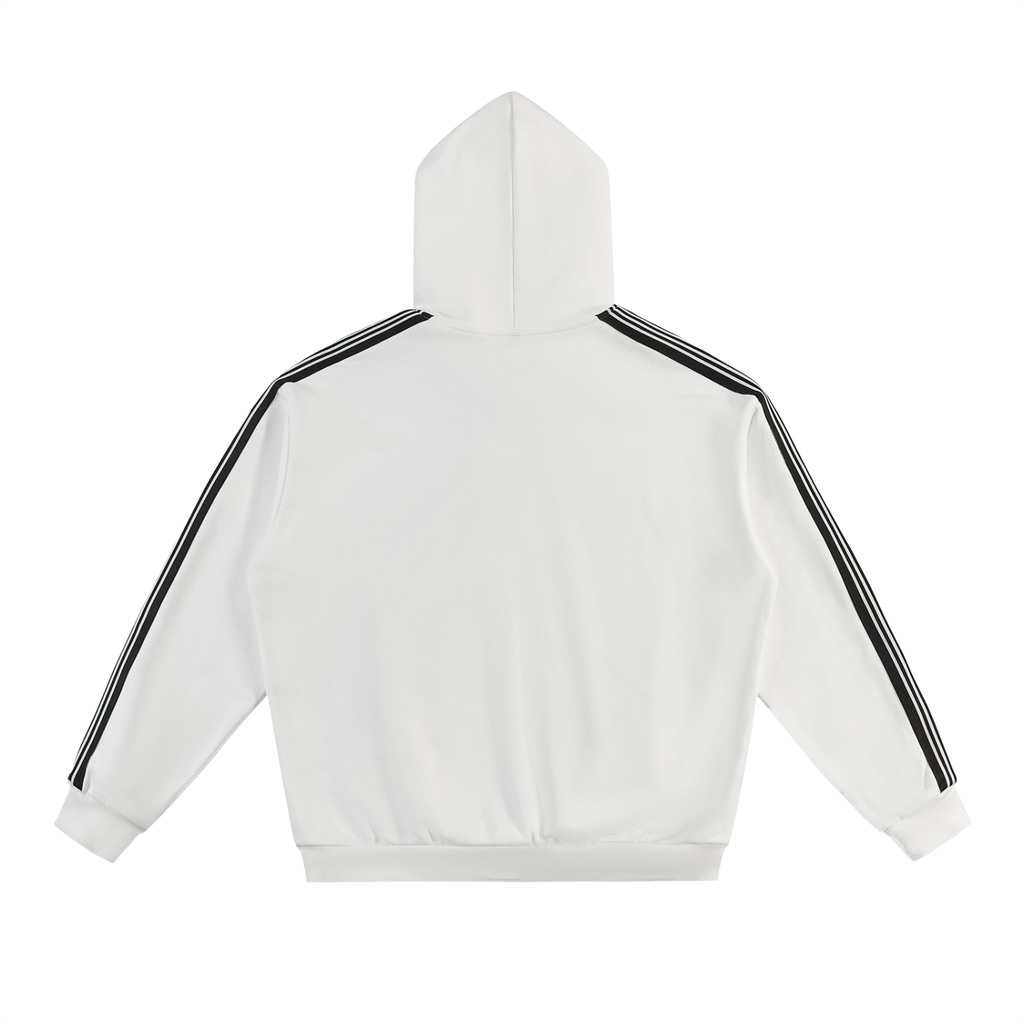 Striped,Drop Shoulder,Hoodie