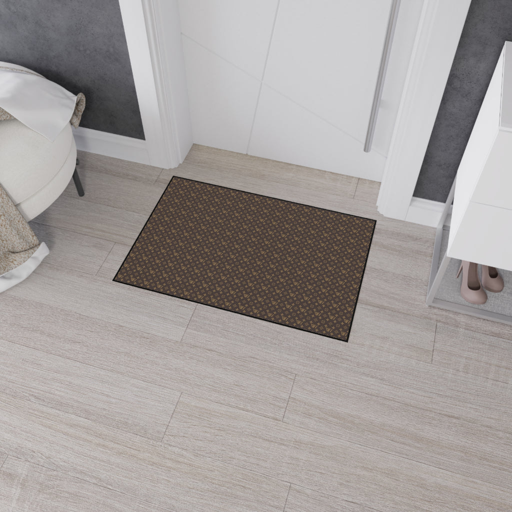 Luxury Patterned Heavy Duty Floor Mat — Non-Slip Entrance Rug