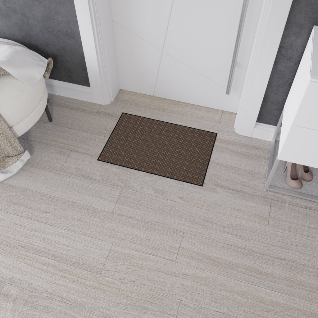 Luxury Patterned Heavy Duty Floor Mat — Non-Slip Entrance Rug