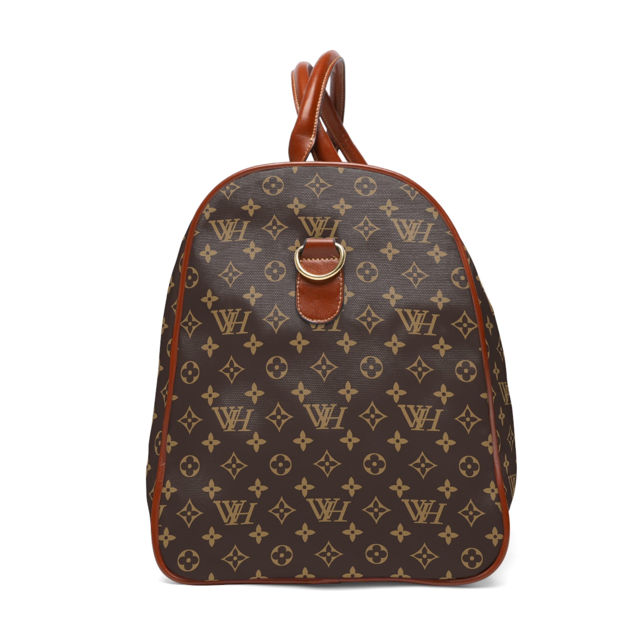 Monogram Waterproof Travel Duffel Bag — Classic Brown Weekender