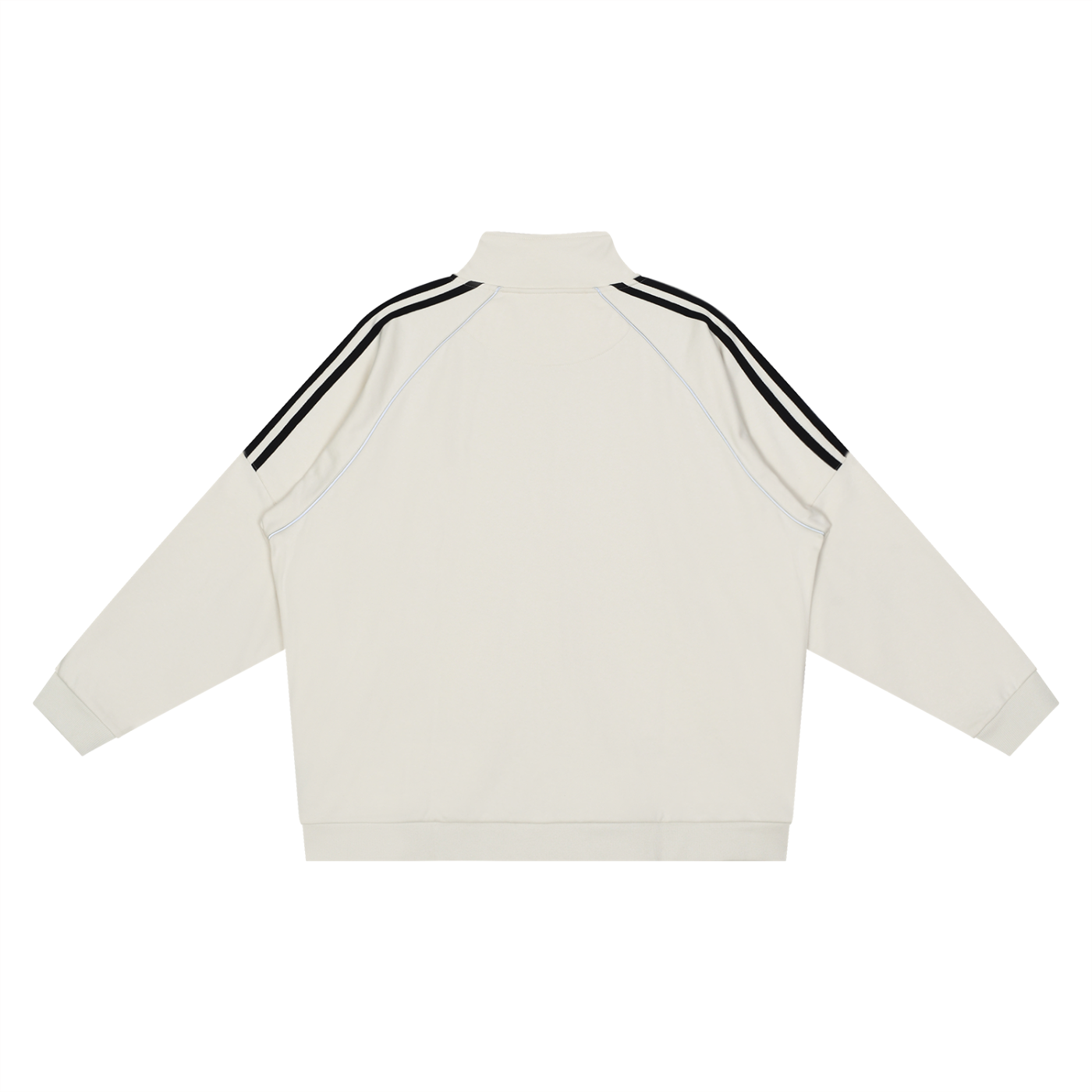 Reflective,Striped,Raglan,Full Zip,Jacket