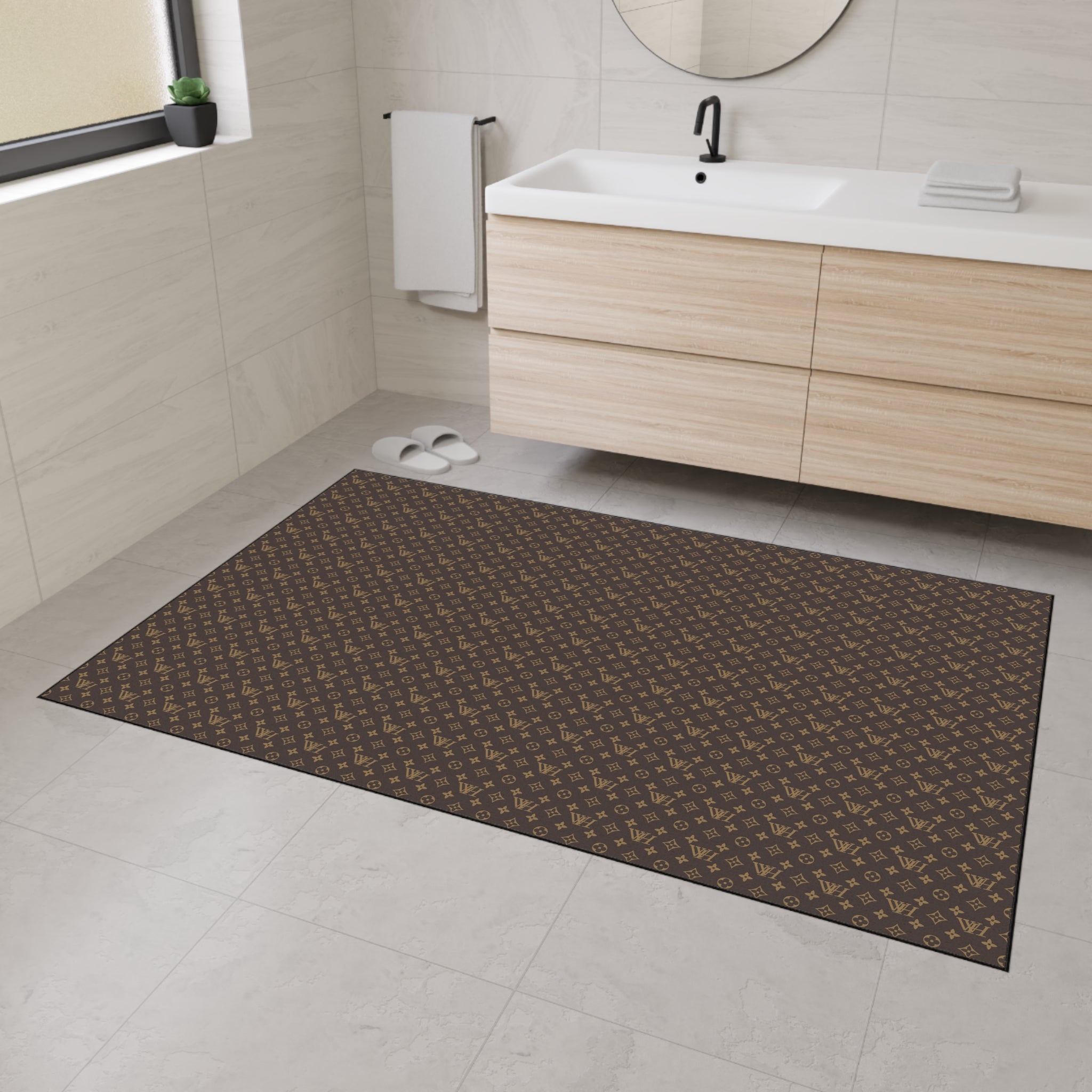 Luxury Patterned Heavy Duty Floor Mat — Non-Slip Entrance Rug