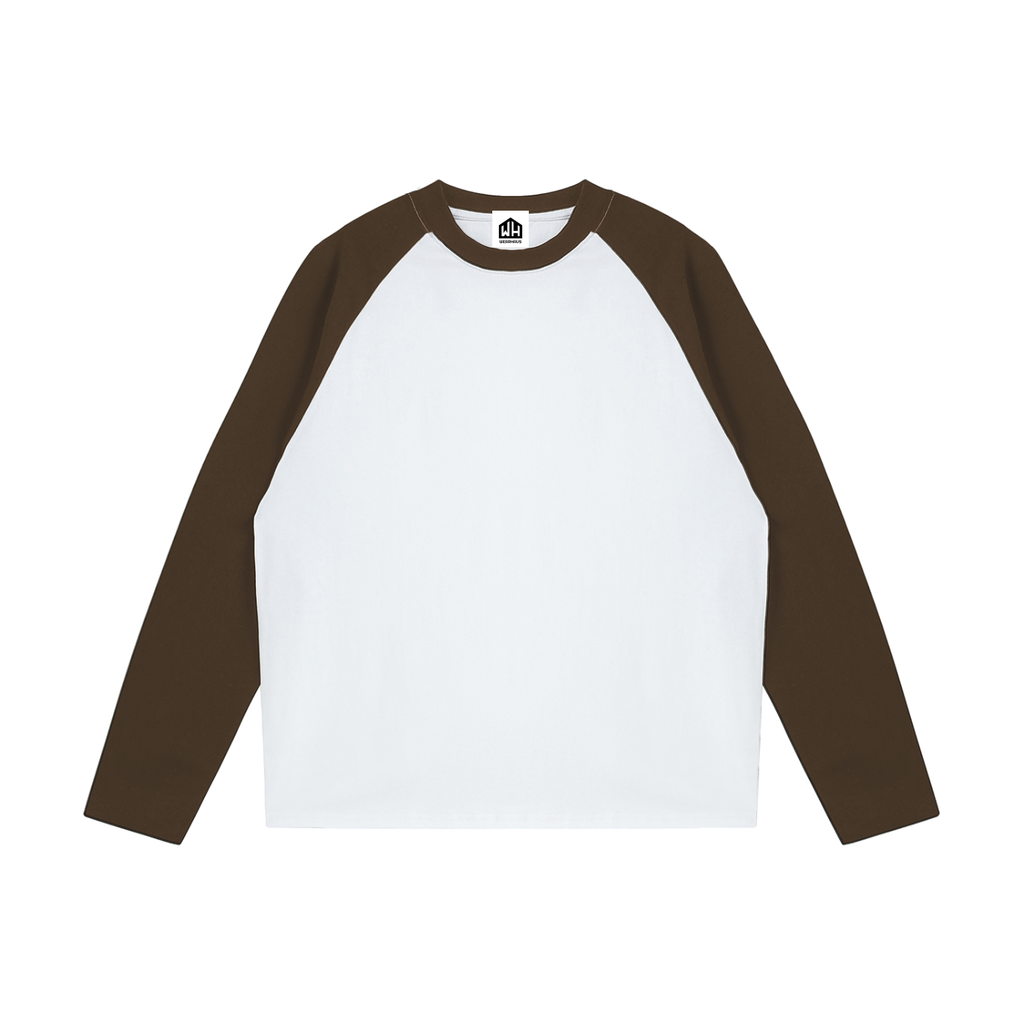 Color-Blocked Raglan Long-Sleeve T-Shirt