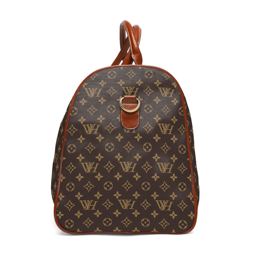Monogram Waterproof Travel Duffel Bag — Classic Brown Weekender