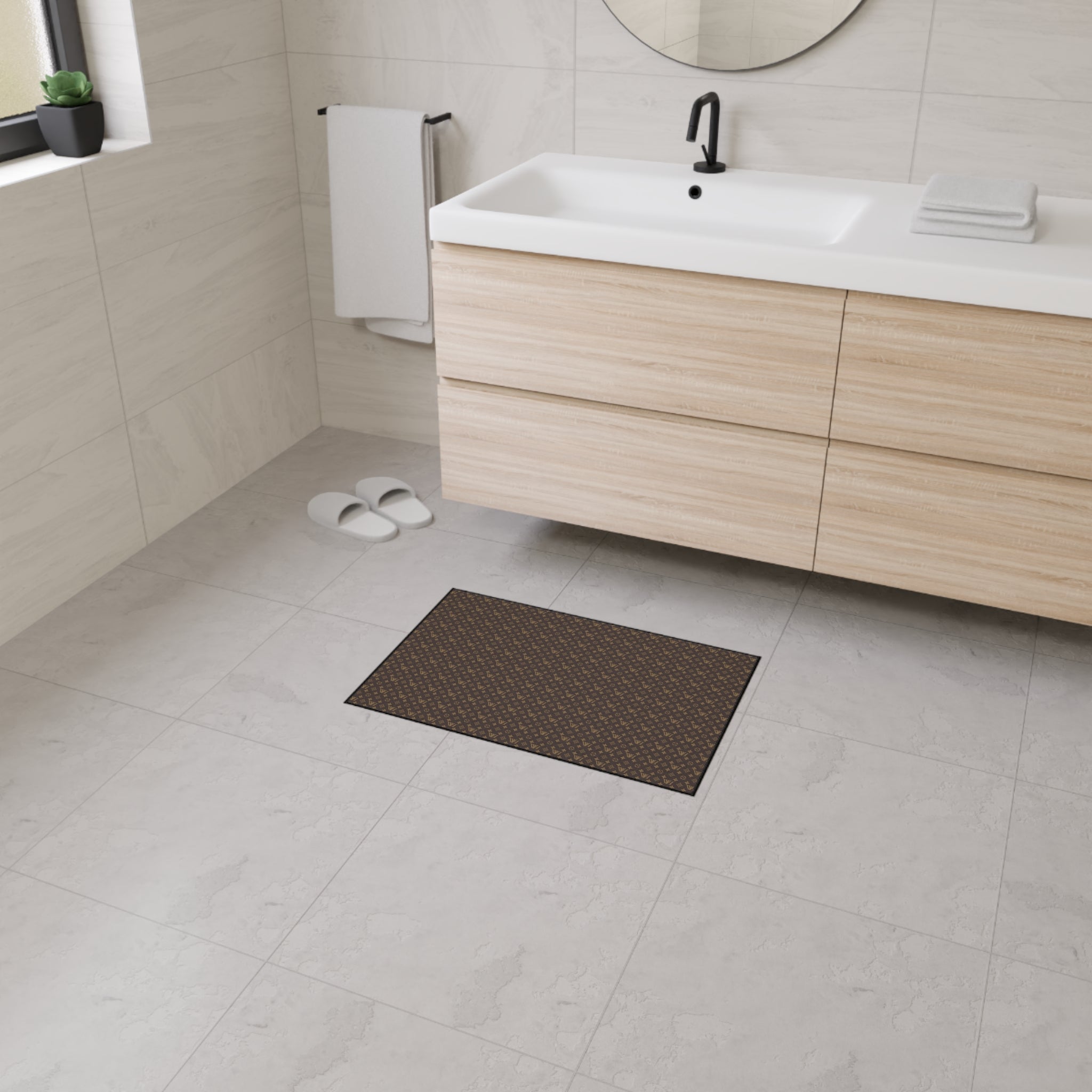 Luxury Patterned Heavy Duty Floor Mat — Non-Slip Entrance Rug