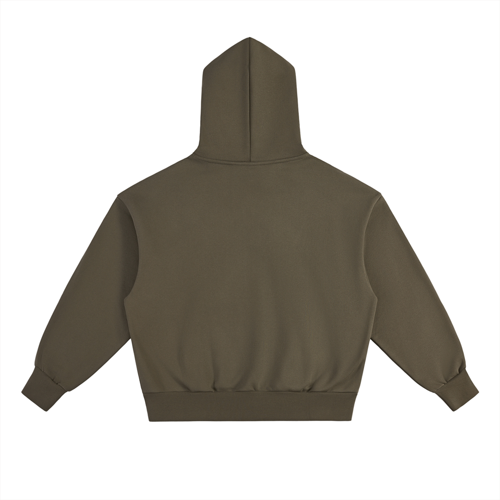 Heavyweight,Full Zip,Fleece,Hoodie