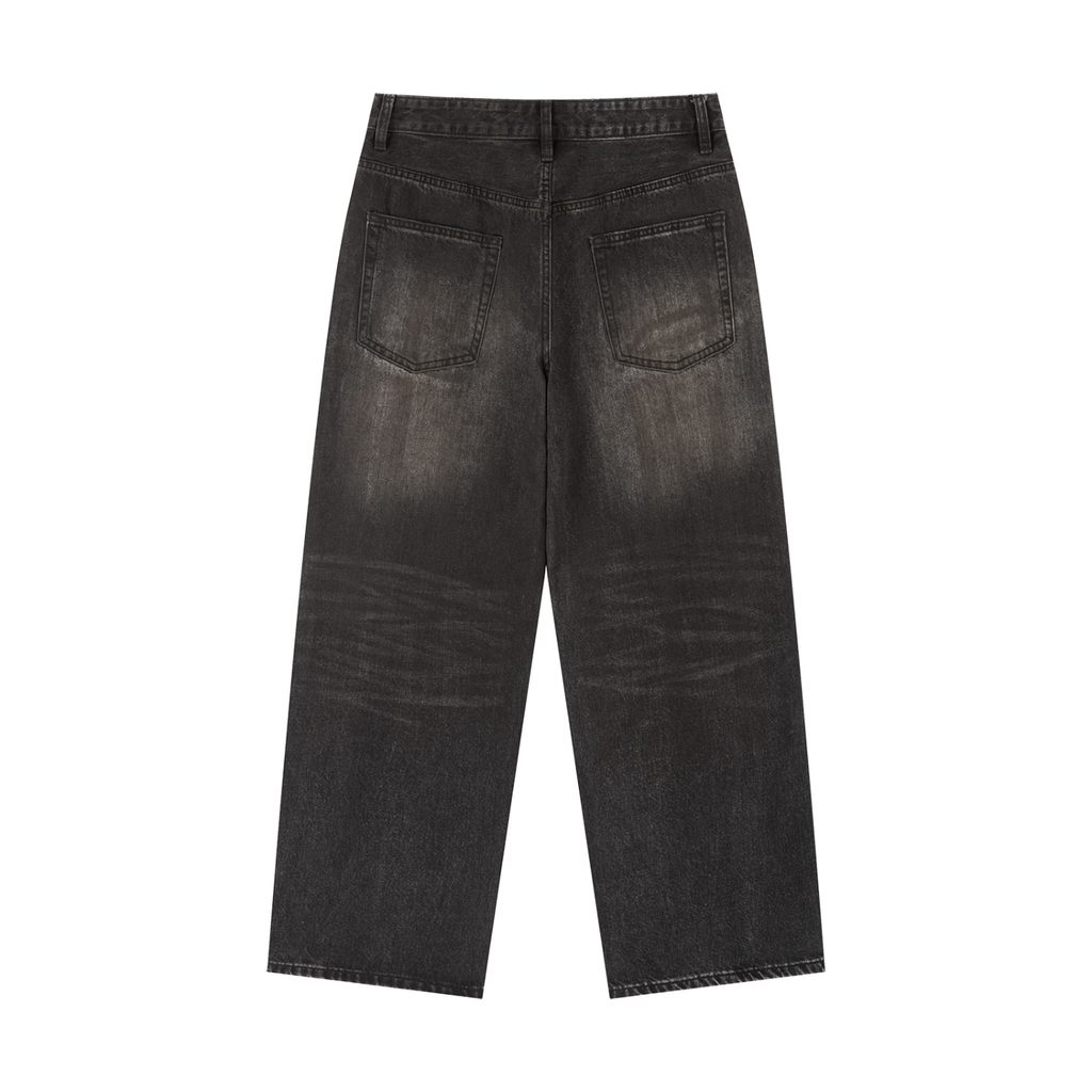 Vintage Washed,Heavyweight,Denim,Jeans,Pants