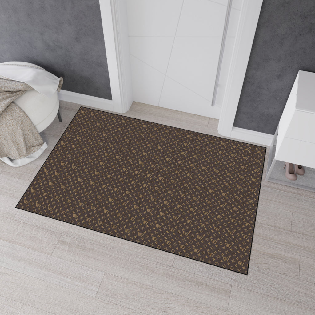 Luxury Patterned Heavy Duty Floor Mat — Non-Slip Entrance Rug