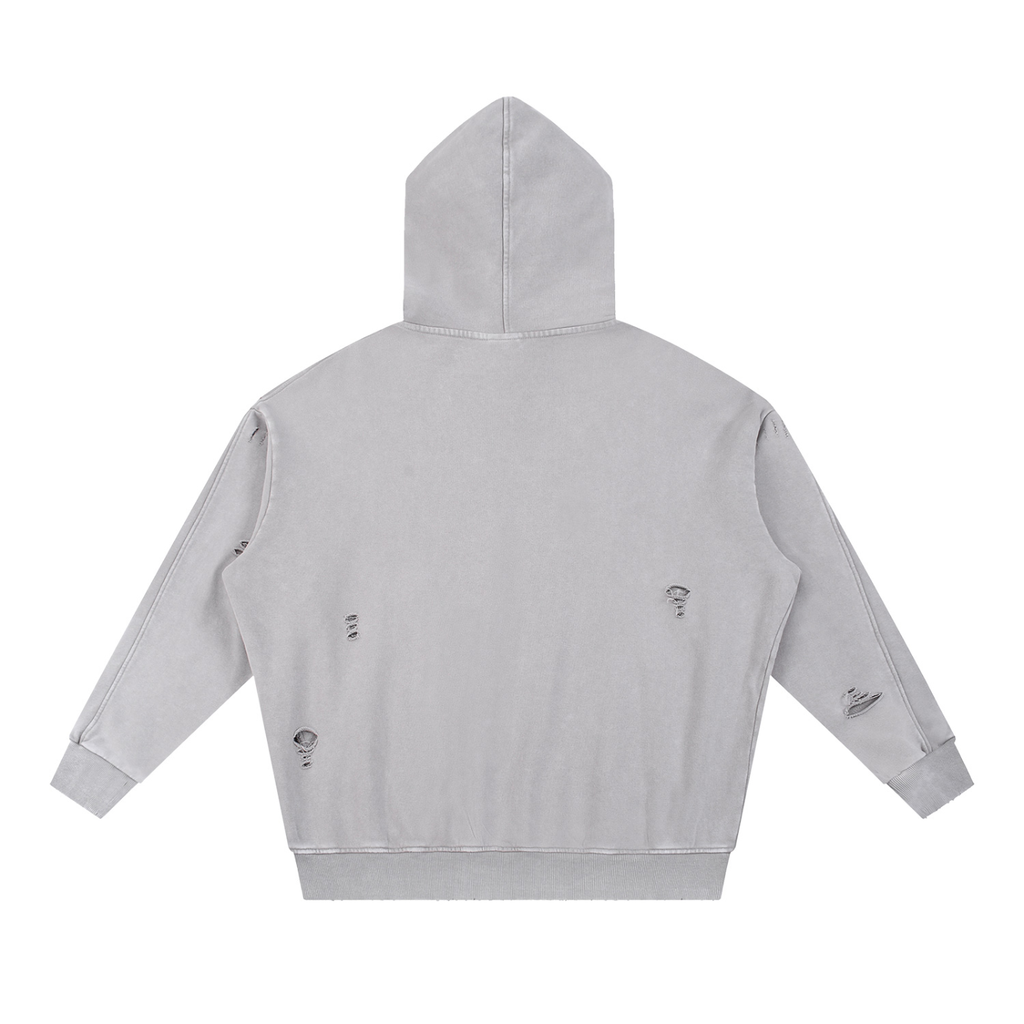 Snow Washed,Distressed,Hoodie