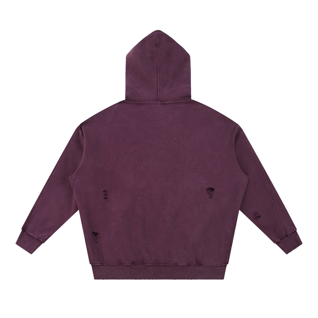 Snow Washed,Distressed,Hoodie