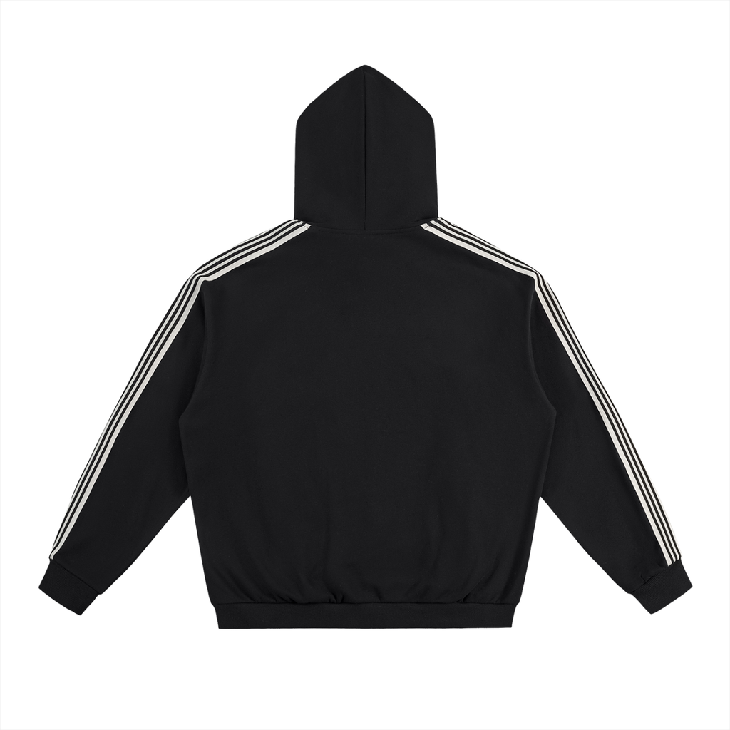Striped,Drop Shoulder,Hoodie