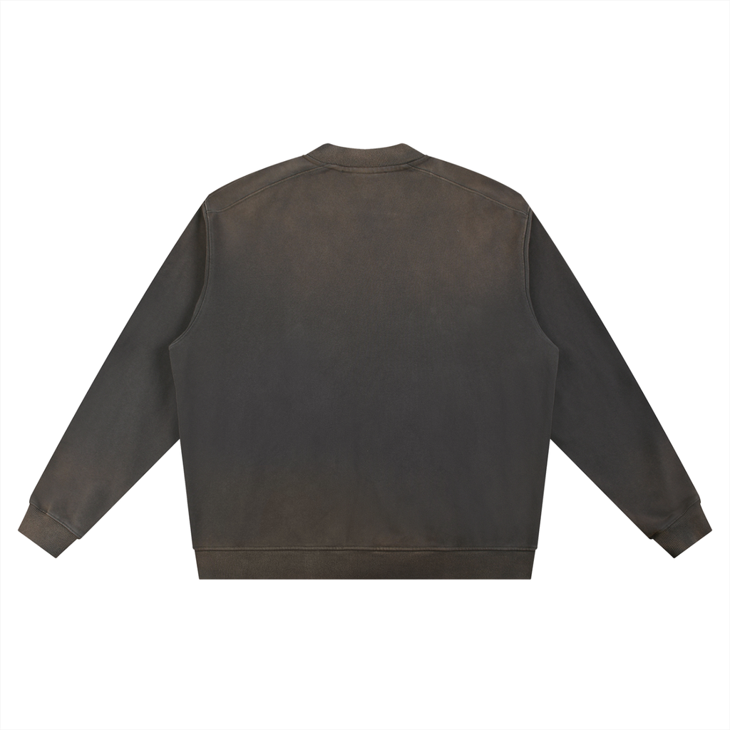 Sun Fade,Heavyweight,Baseball,Full Zip,Jacket