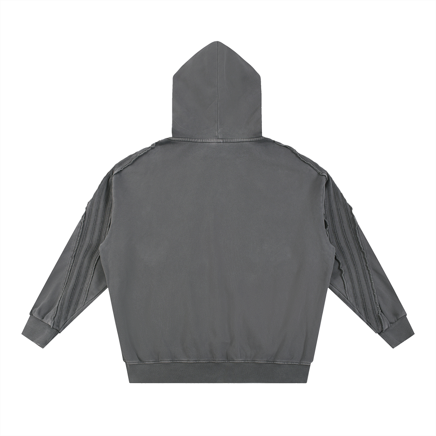 Snow Washed,Tape,Raw Edge,Full Zip,Hoodie