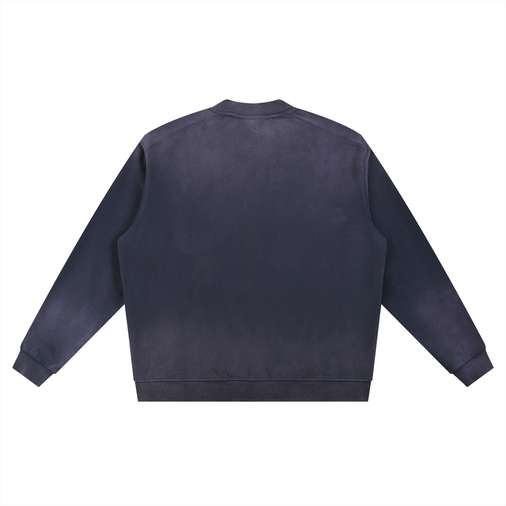 Sun Fade,Heavyweight,Baseball,Full Zip,Jacket