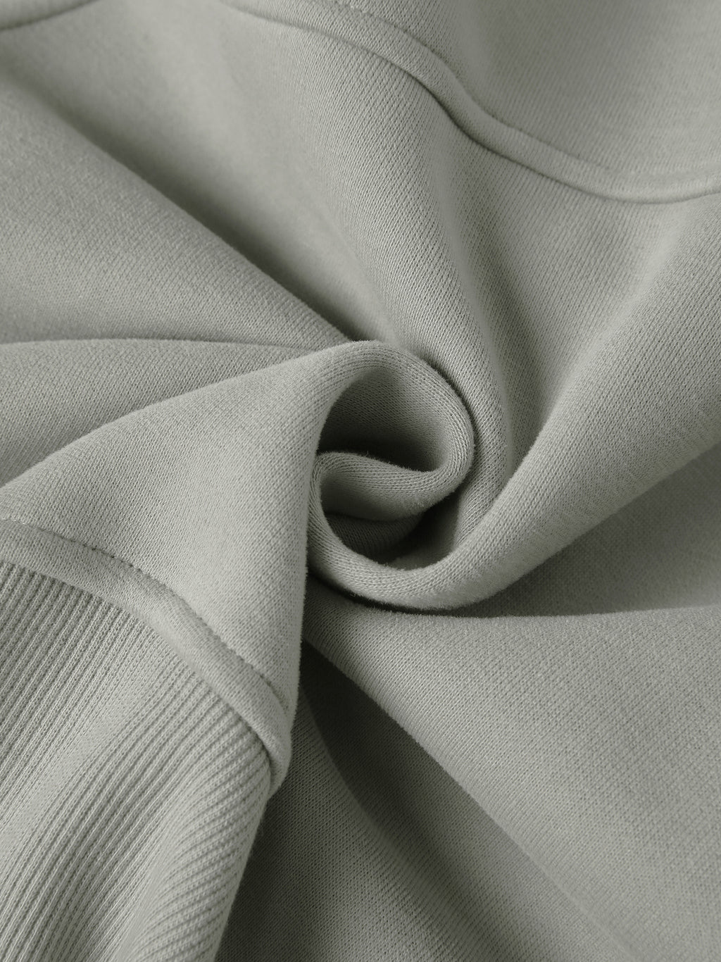 Cropped Zip-Through Hoodie