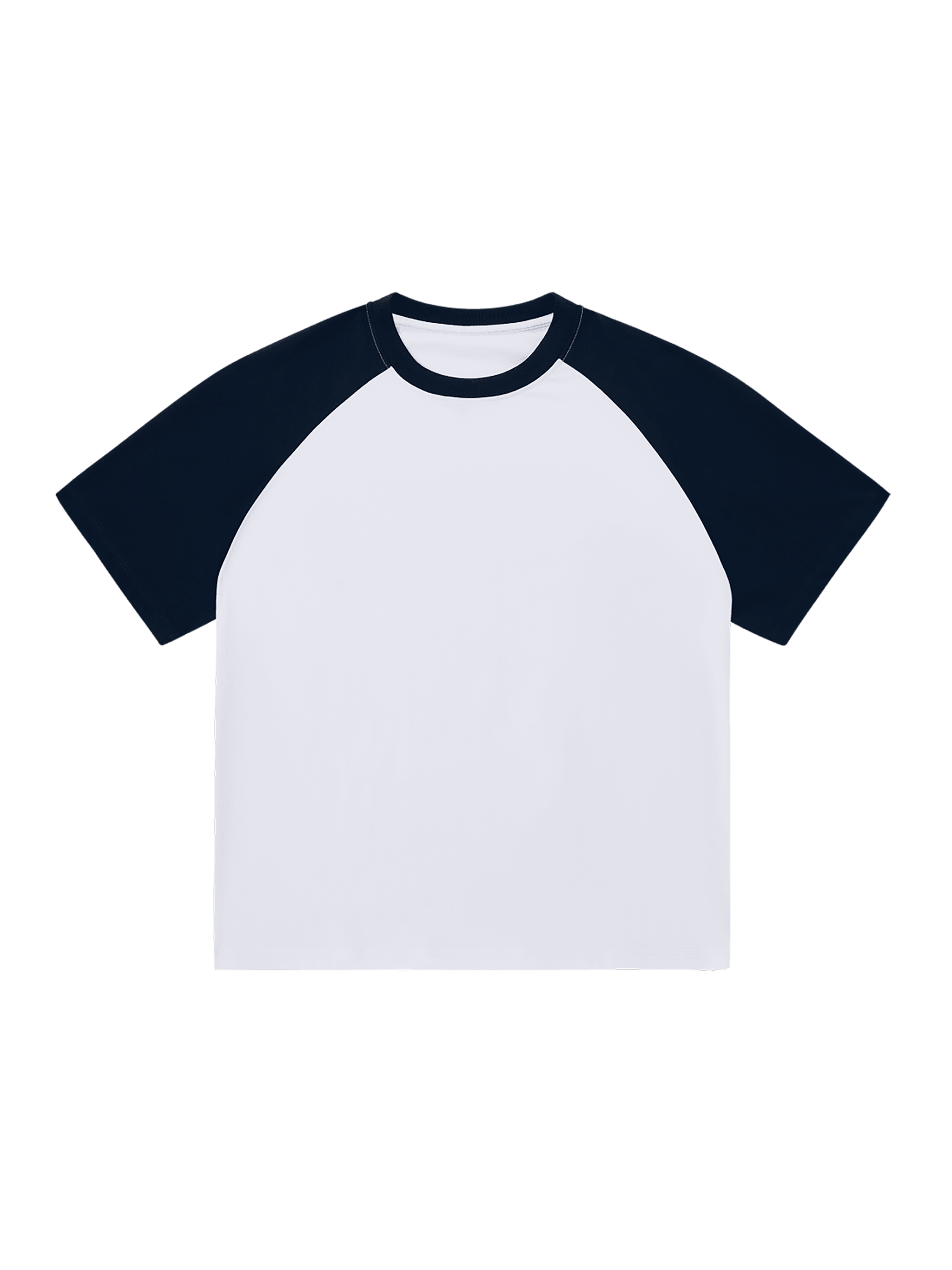 Color-Blocked Raglan Sleeve T-Shirt