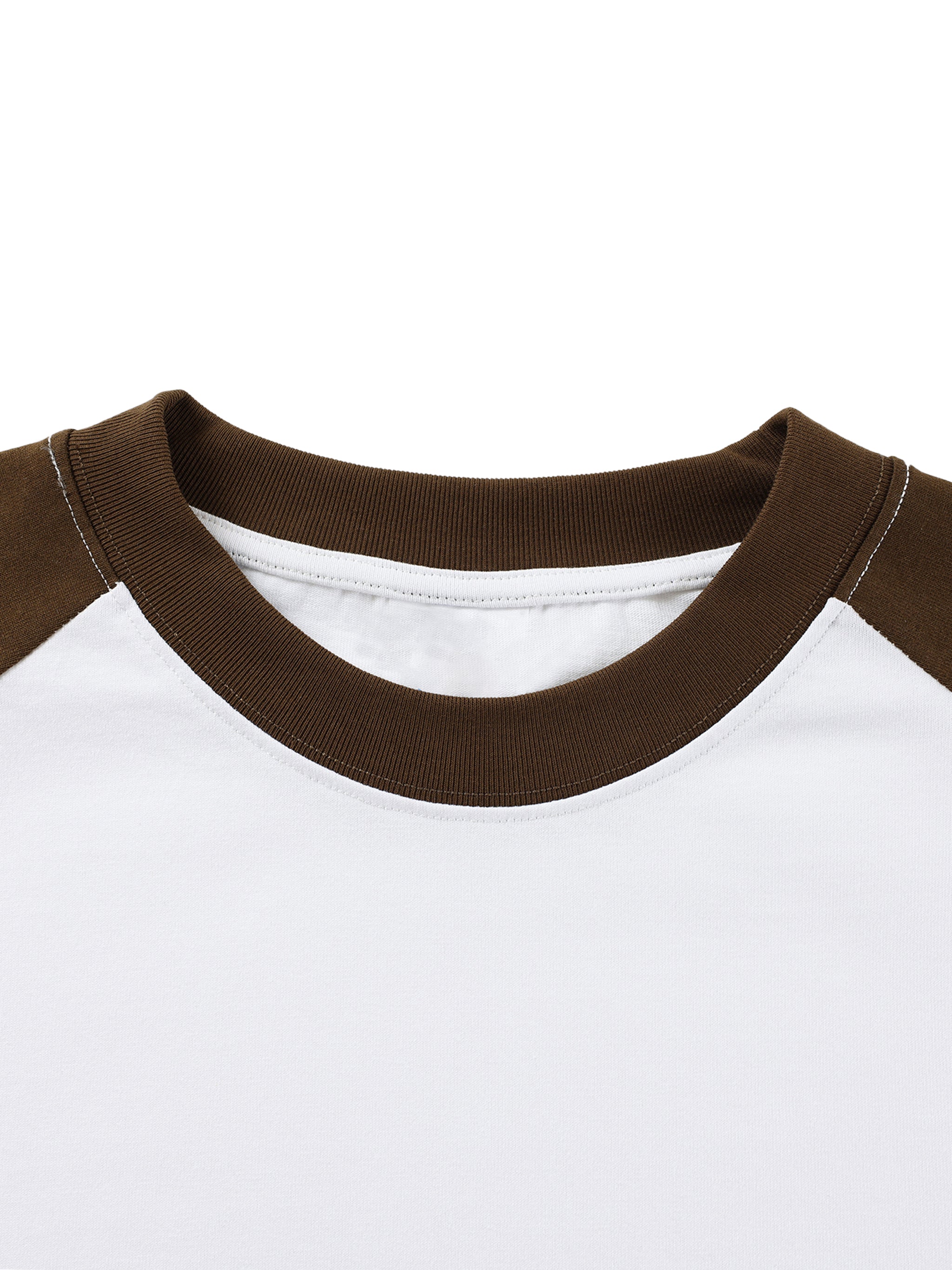 Color-Blocked Raglan Long-Sleeve T-Shirt