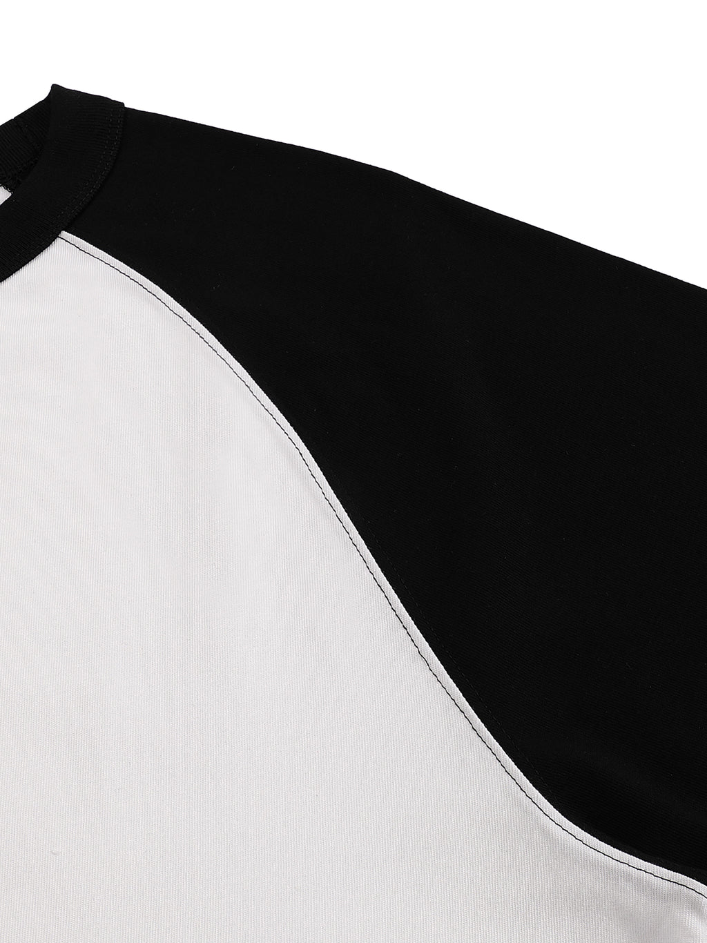 Color-Blocked Raglan Sleeve T-Shirt