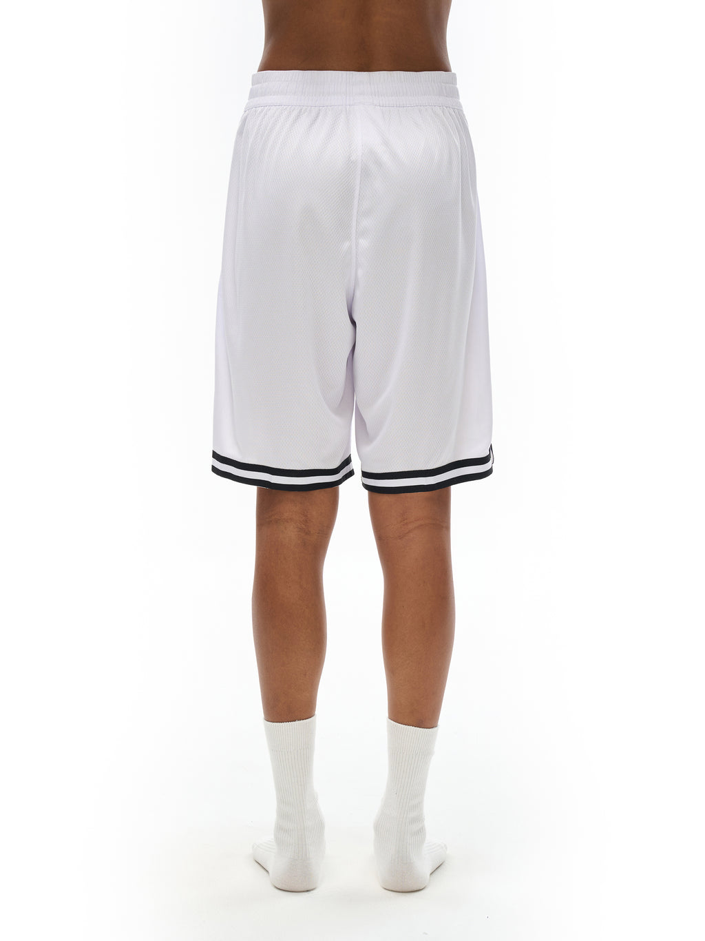 Classic Stripe Trim Basketball Shorts