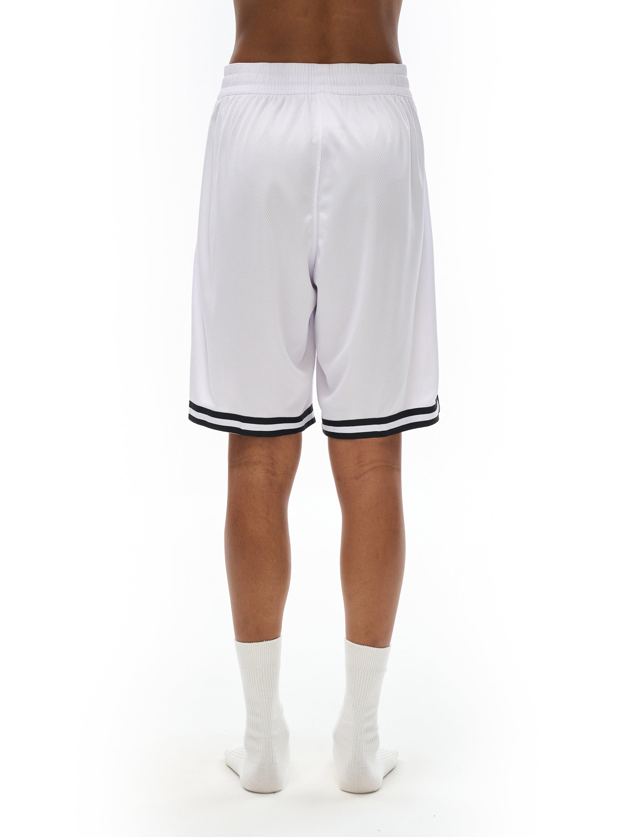 Classic Stripe Trim Basketball Shorts