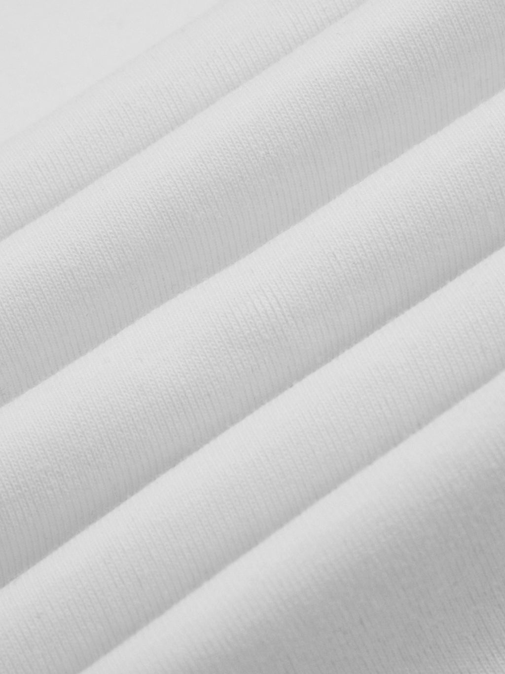 Contrast Edge Ribbed Crewneck T-Shirt