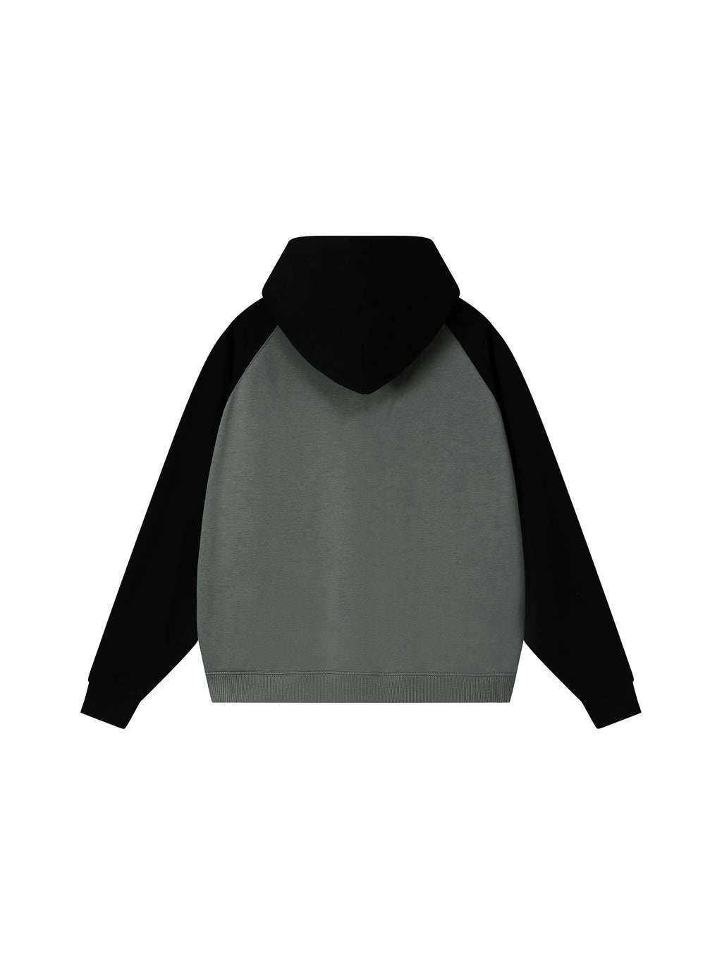 Color-Block Raglan Sleeve Hoodie