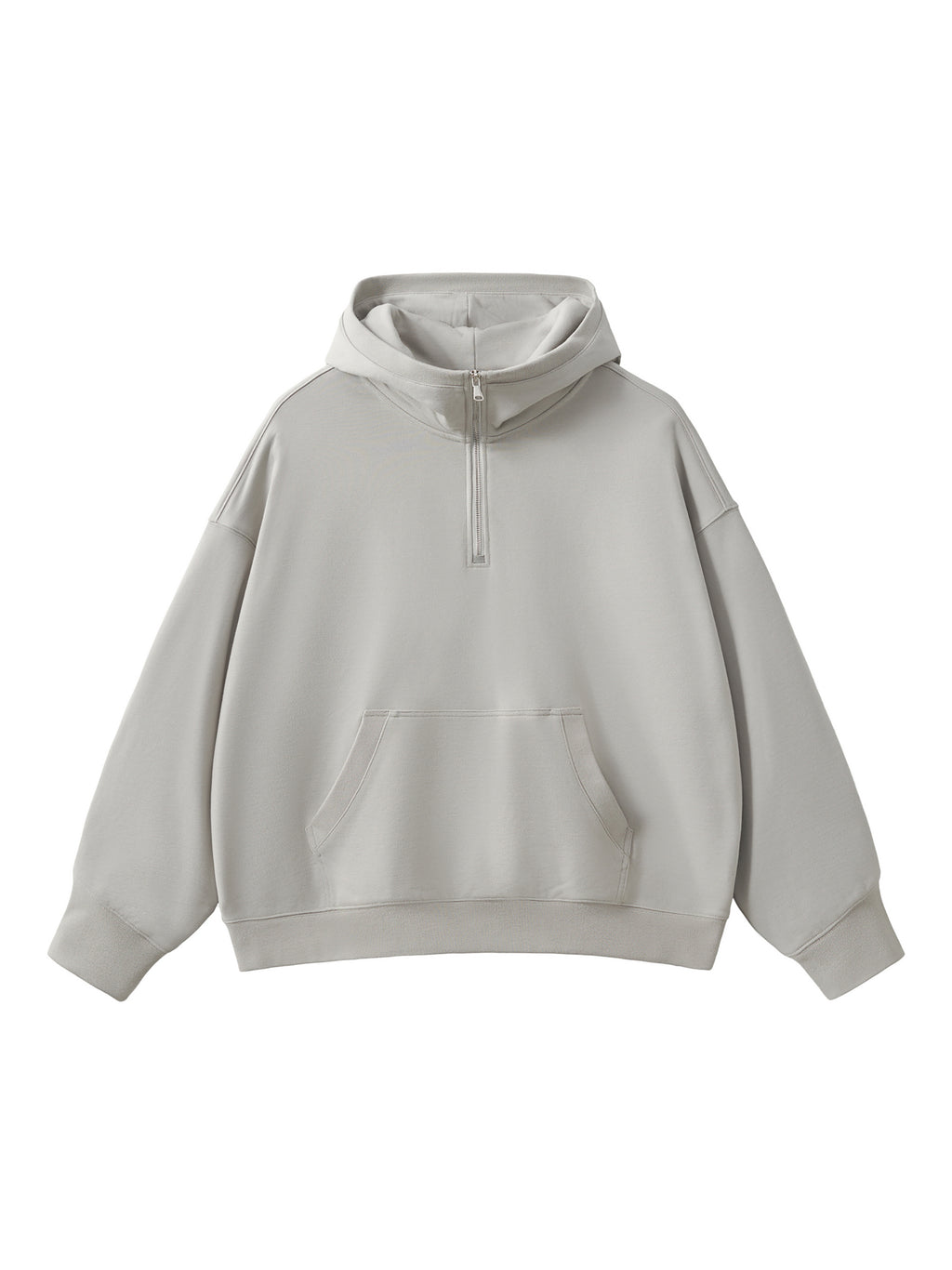 Big Hood Half-Zip Fleece Hoodie