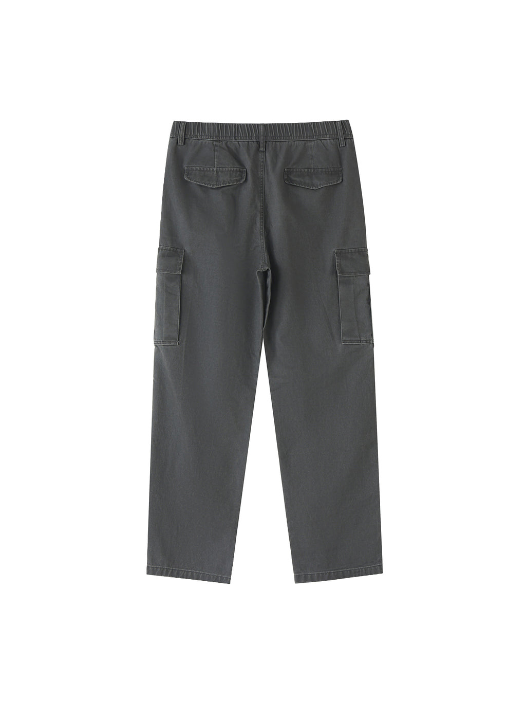 Cotton Elastic-Waist Cargo Pants