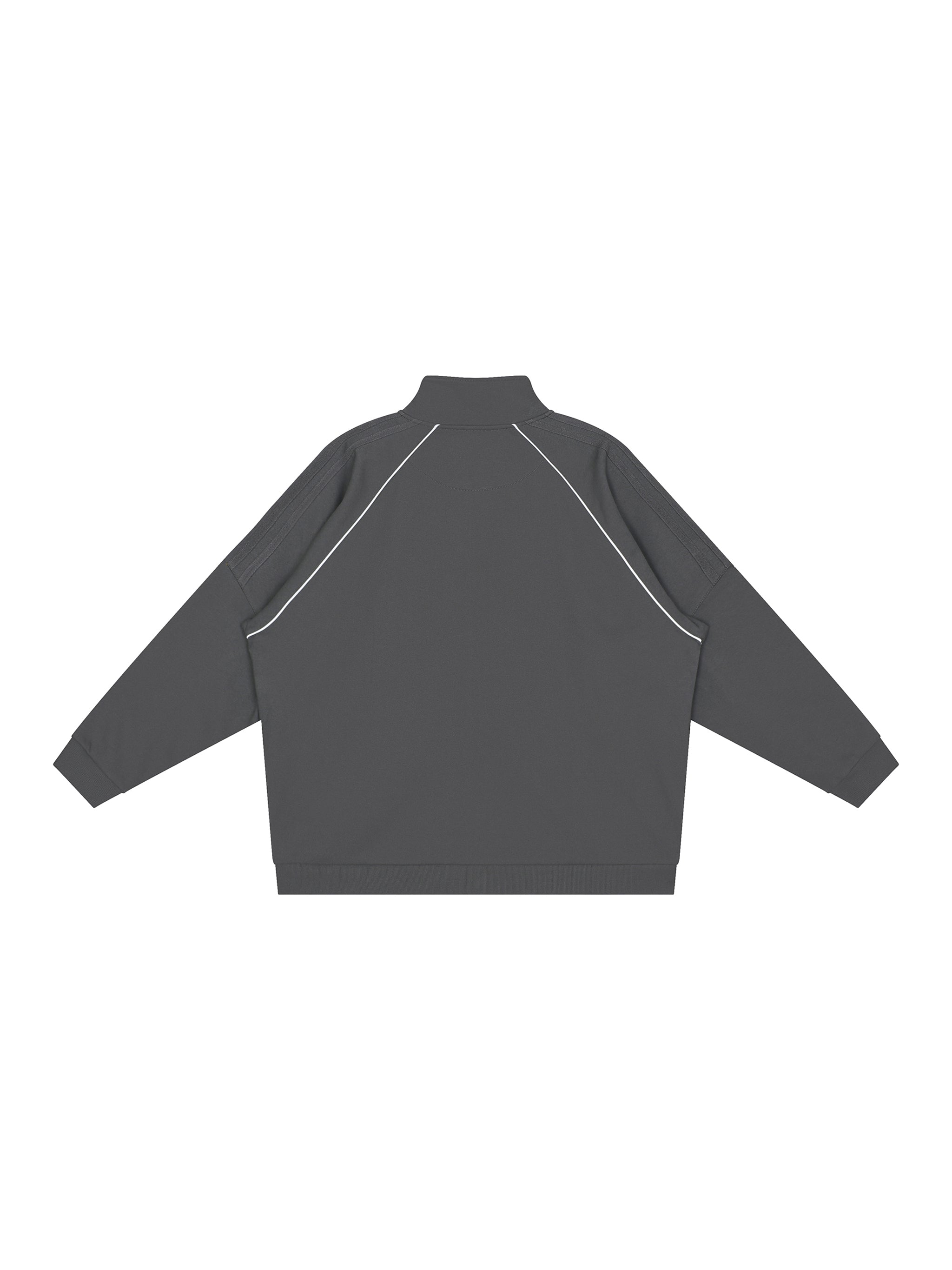 Reflective,Striped,Raglan,Full Zip,Jacket