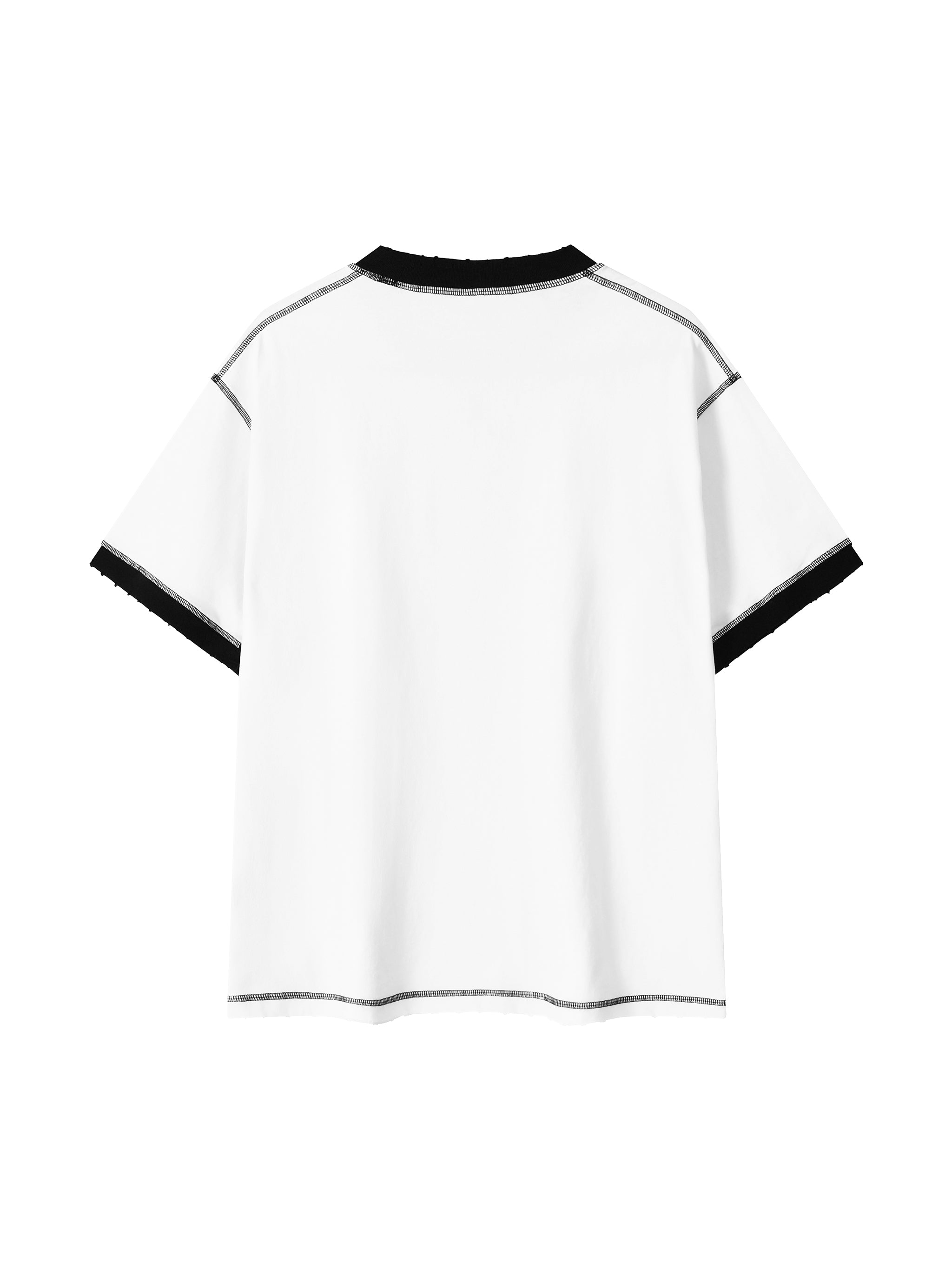 Contrast-Stitched Cotton T-Shirt