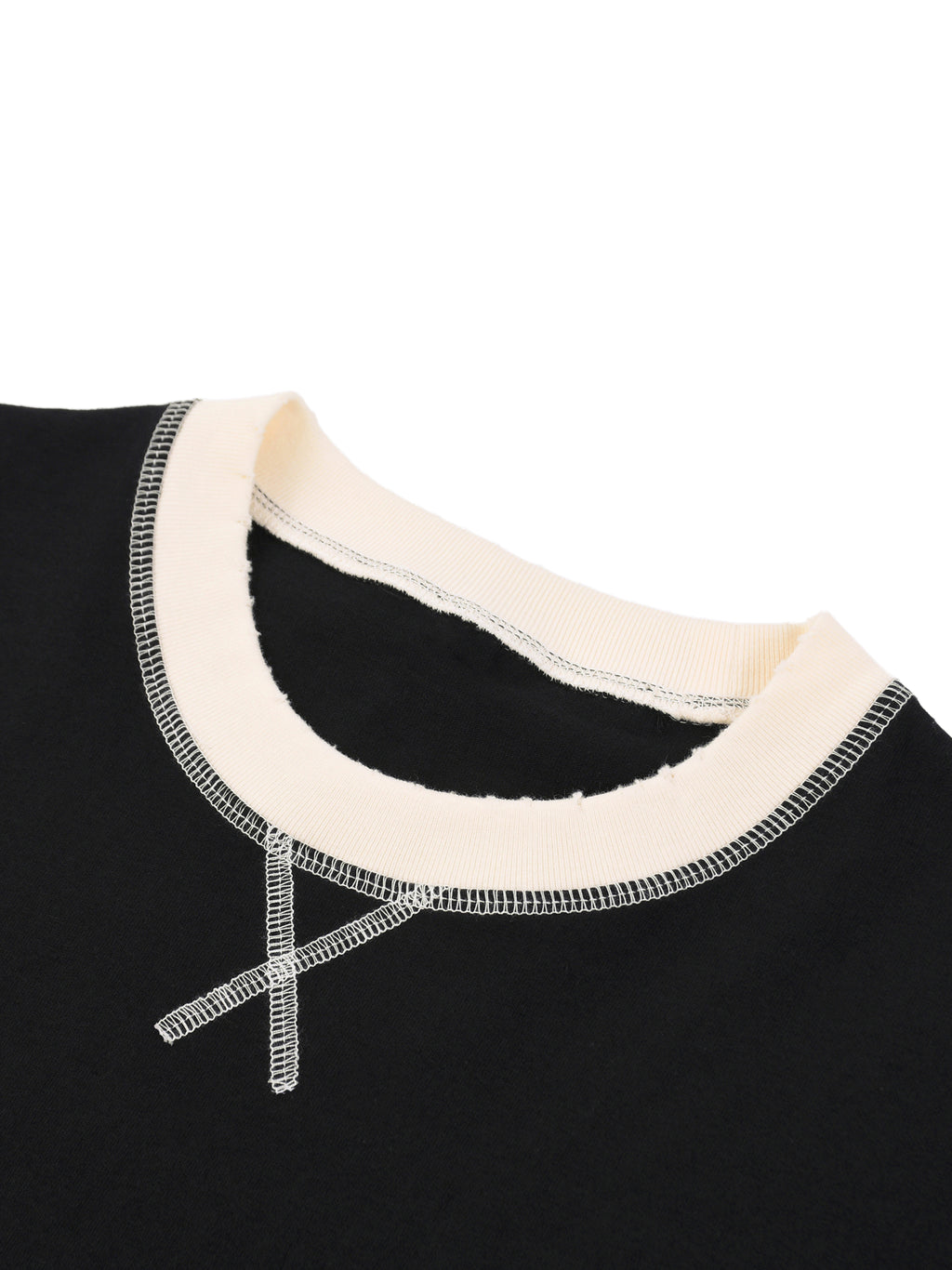 Contrast-Stitched Cotton T-Shirt