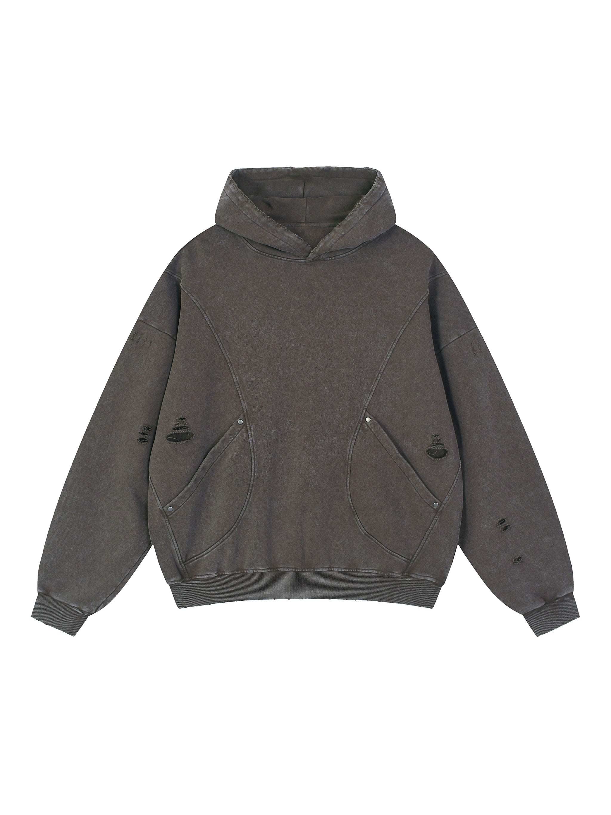 Snow Washed,Distressed,Hoodie