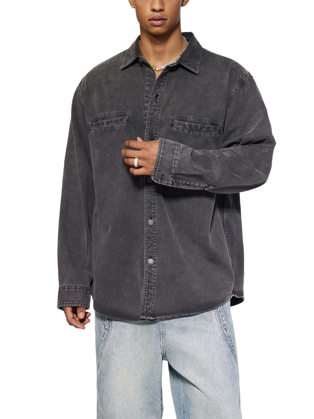 Denim,Vintage Washed,Heavyweight,Jacket