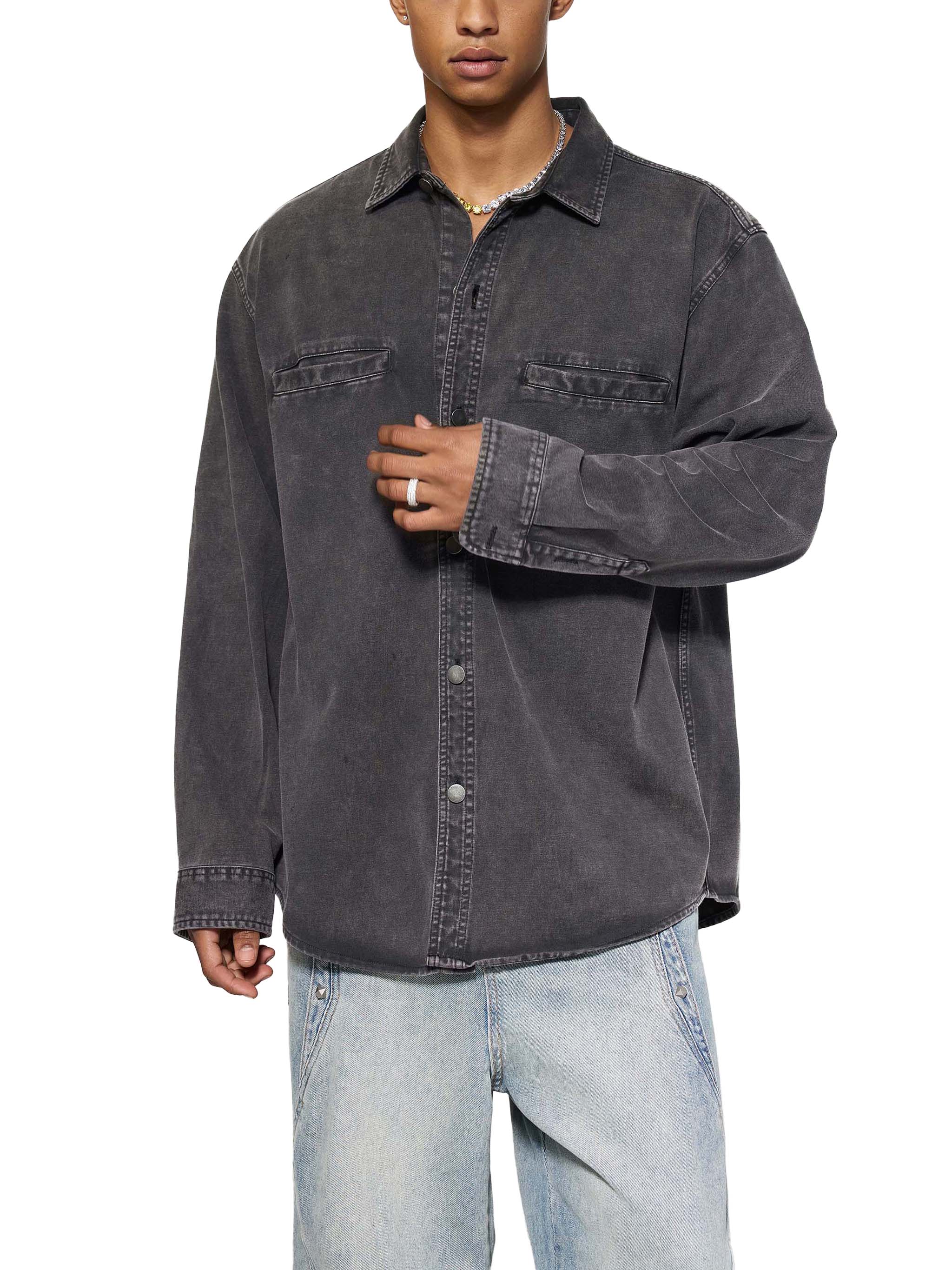 Denim,Vintage Washed,Heavyweight,Jacket