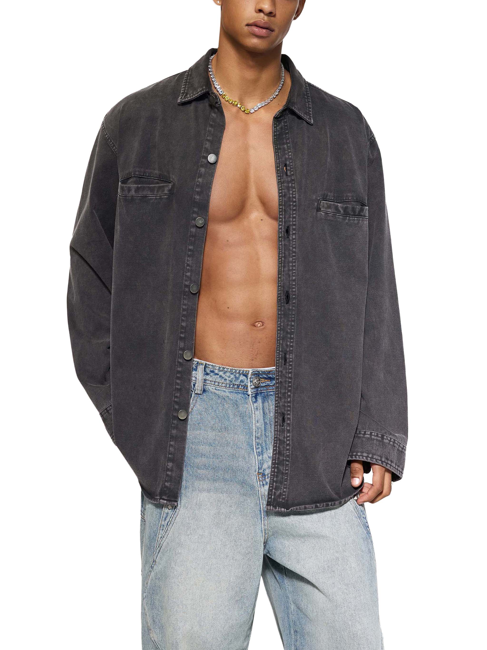 Denim,Vintage Washed,Heavyweight,Jacket