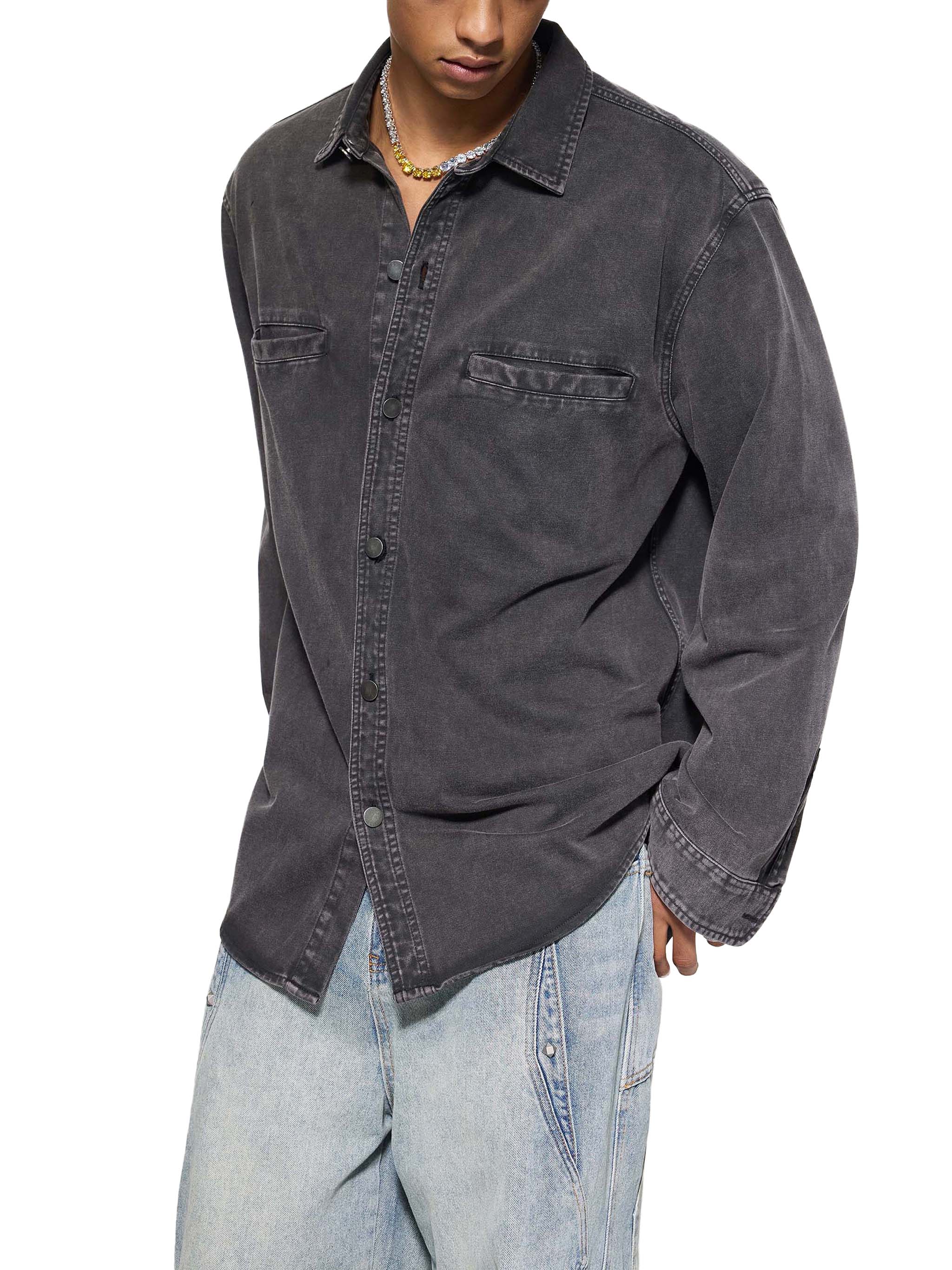 Denim,Vintage Washed,Heavyweight,Jacket