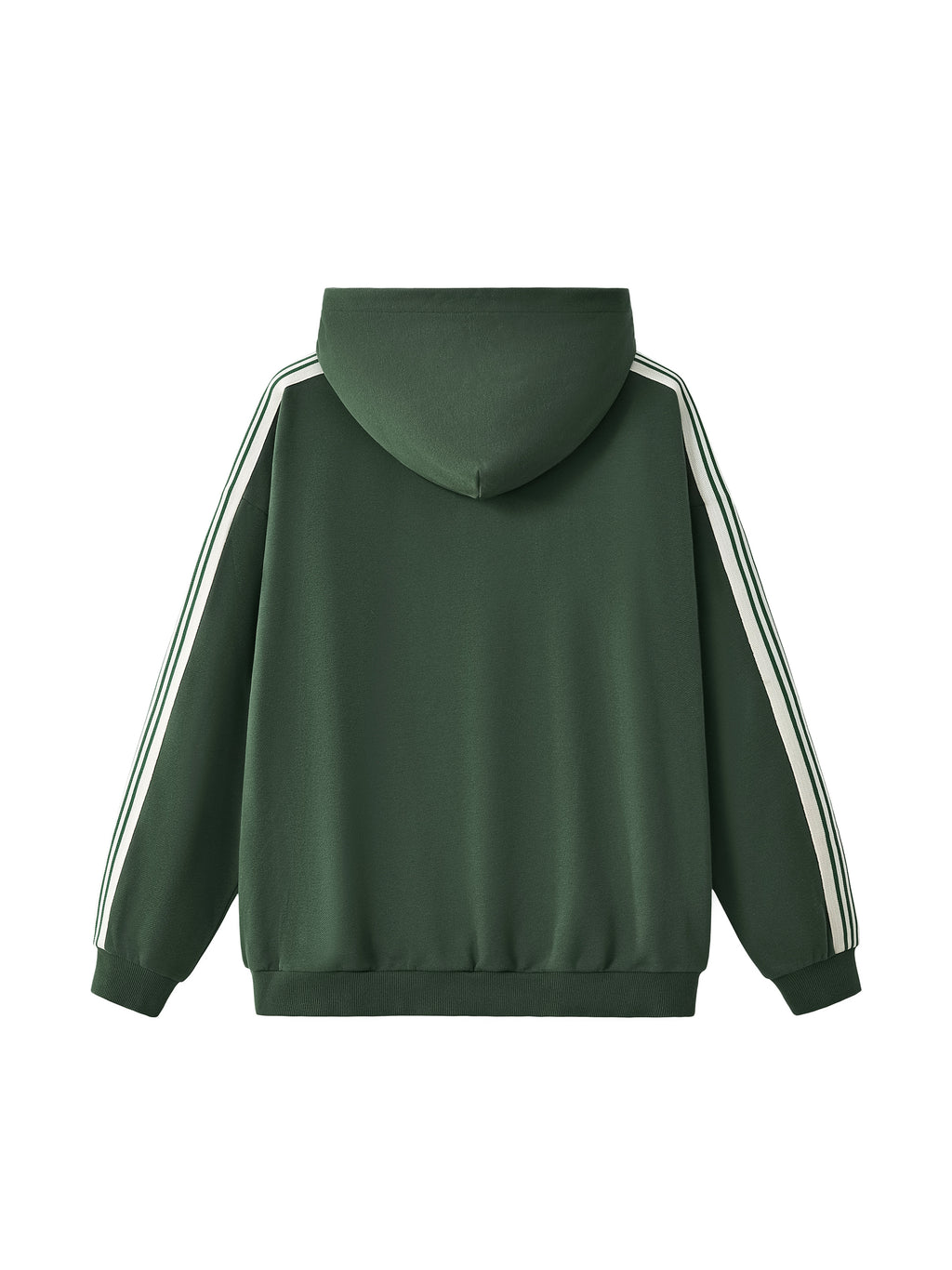Striped,Drop Shoulder,Hoodie
