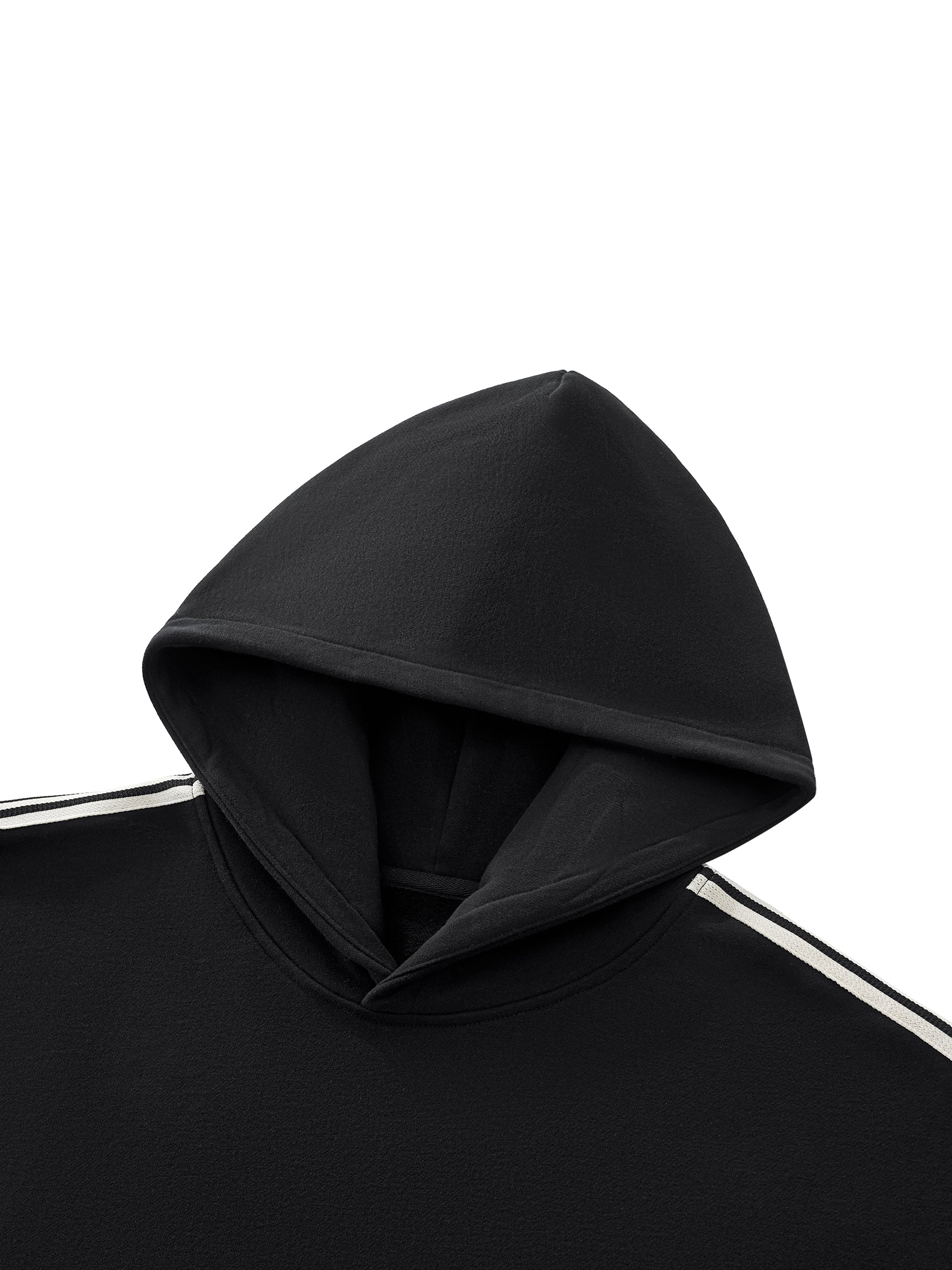Striped,Drop Shoulder,Hoodie