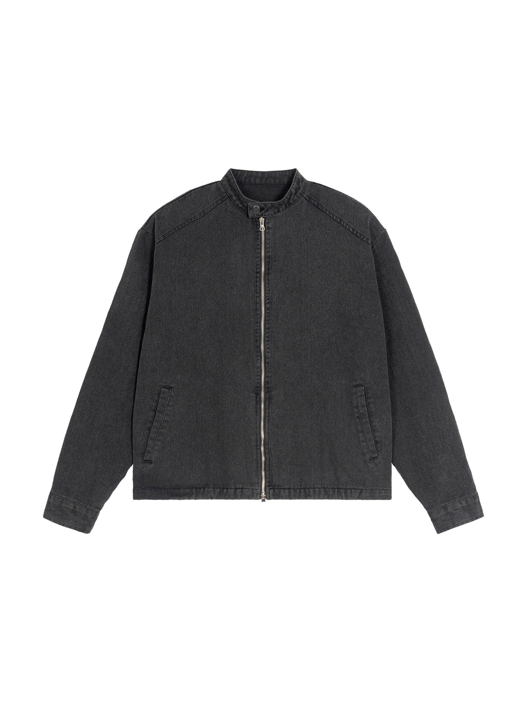 Denim,Vintage Washed,Full Zip,Jacket