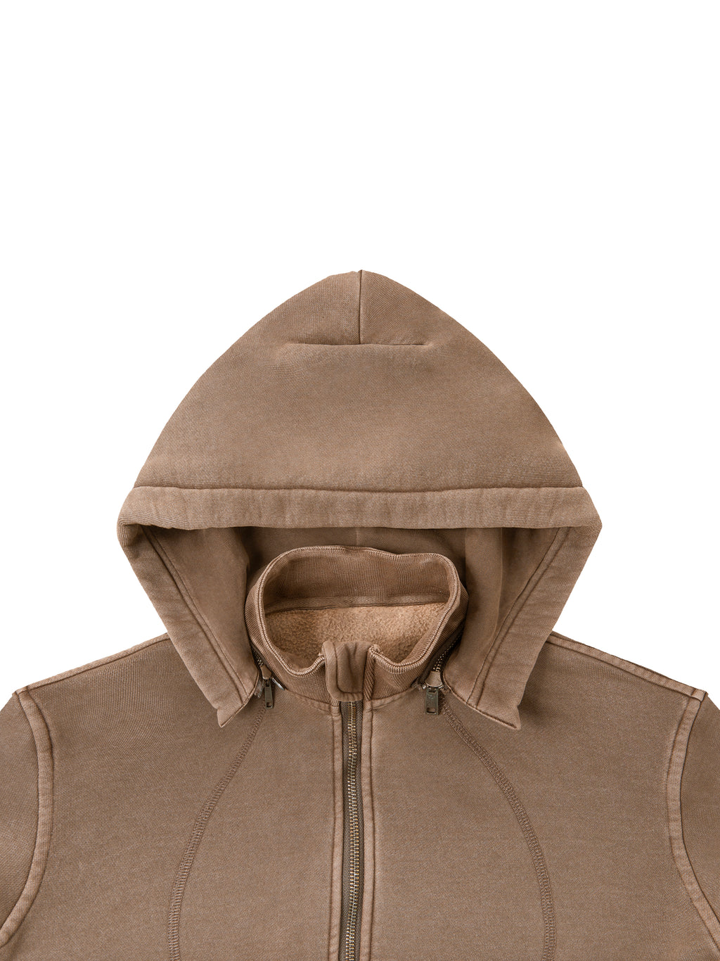 Vintage Washed,Cropped,Fleece,Hoodie