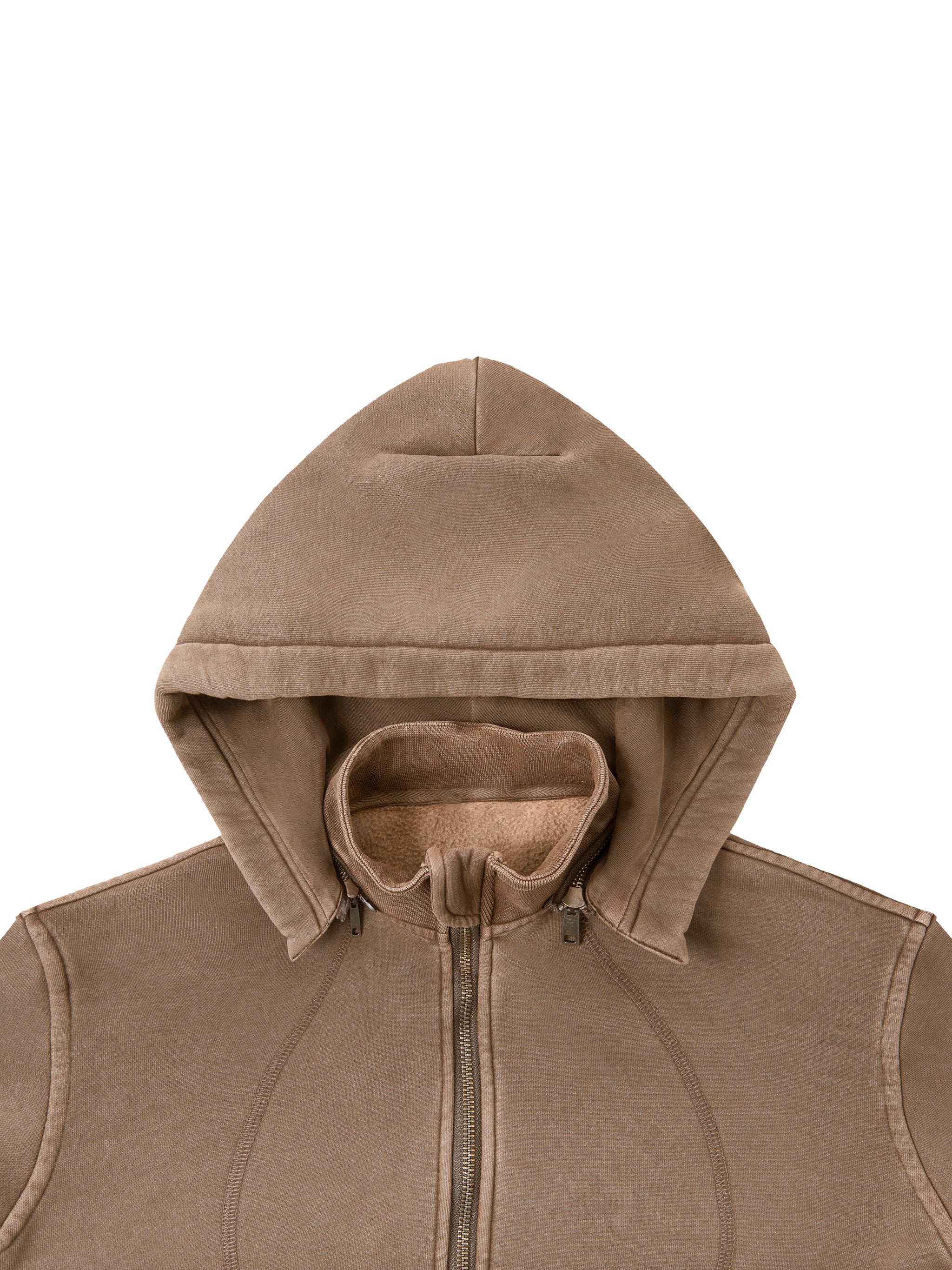 Vintage Washed,Cropped,Fleece,Hoodie
