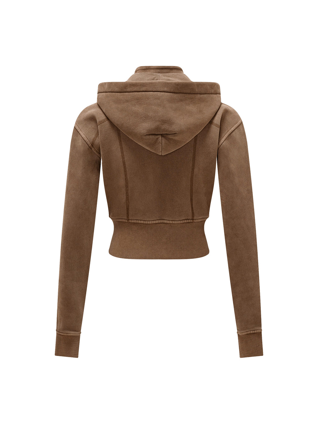 Vintage Washed,Cropped,Fleece,Hoodie