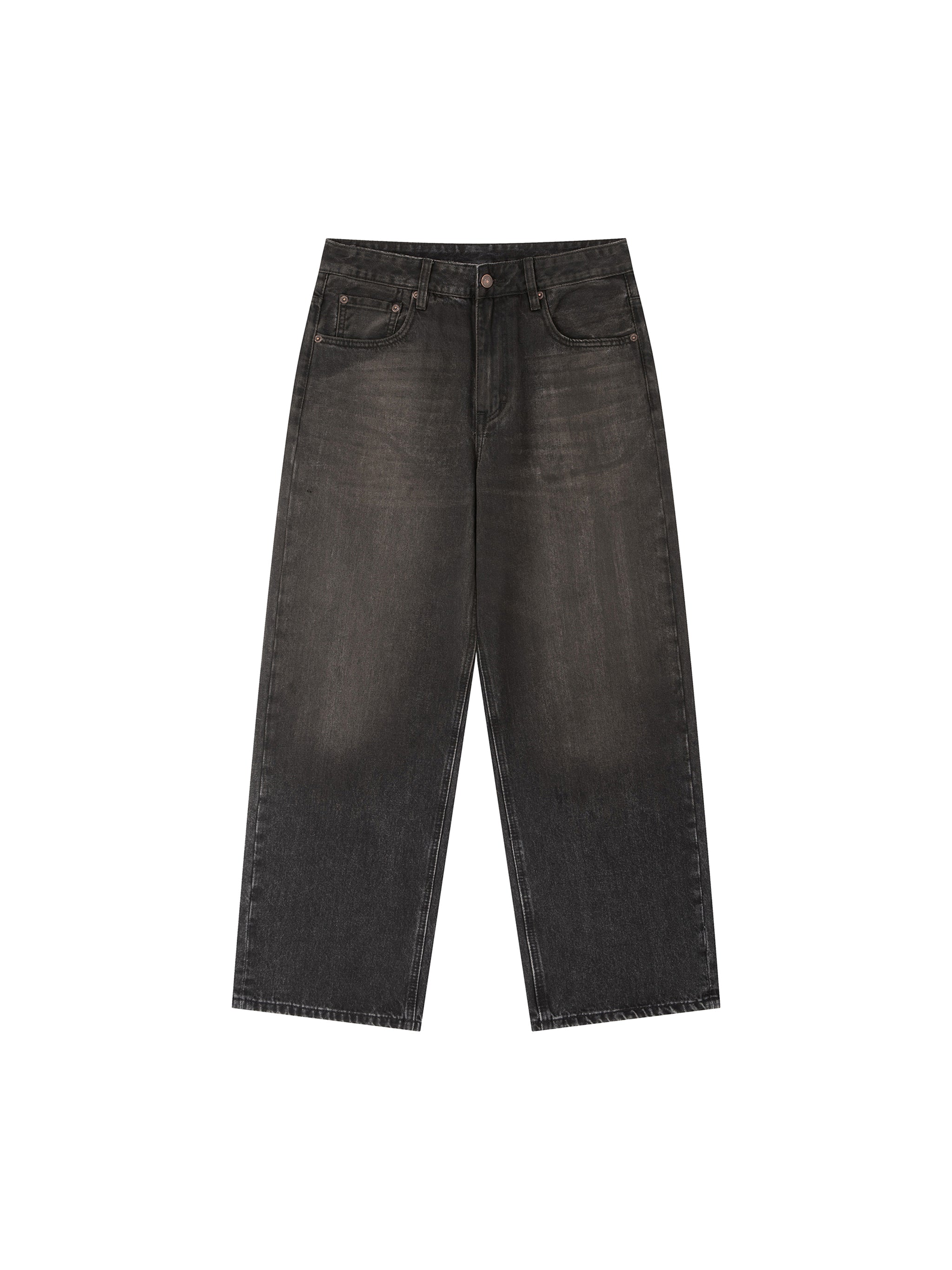 Vintage Washed,Heavyweight,Denim,Jeans,Pants